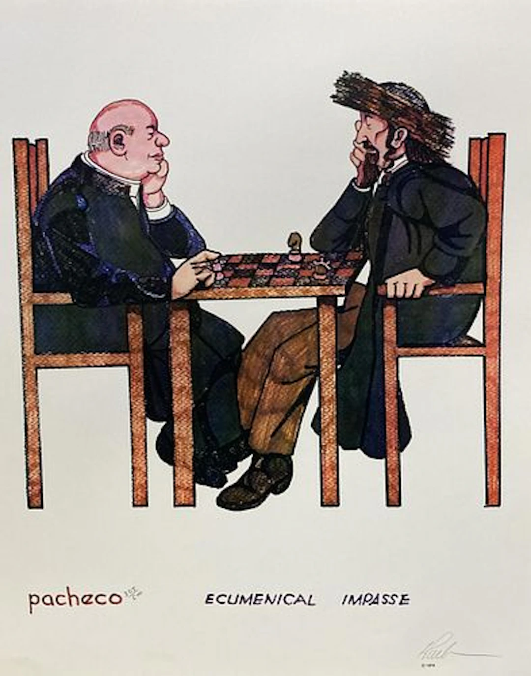 Ferdie Pacheco - Ecumenical Impasse