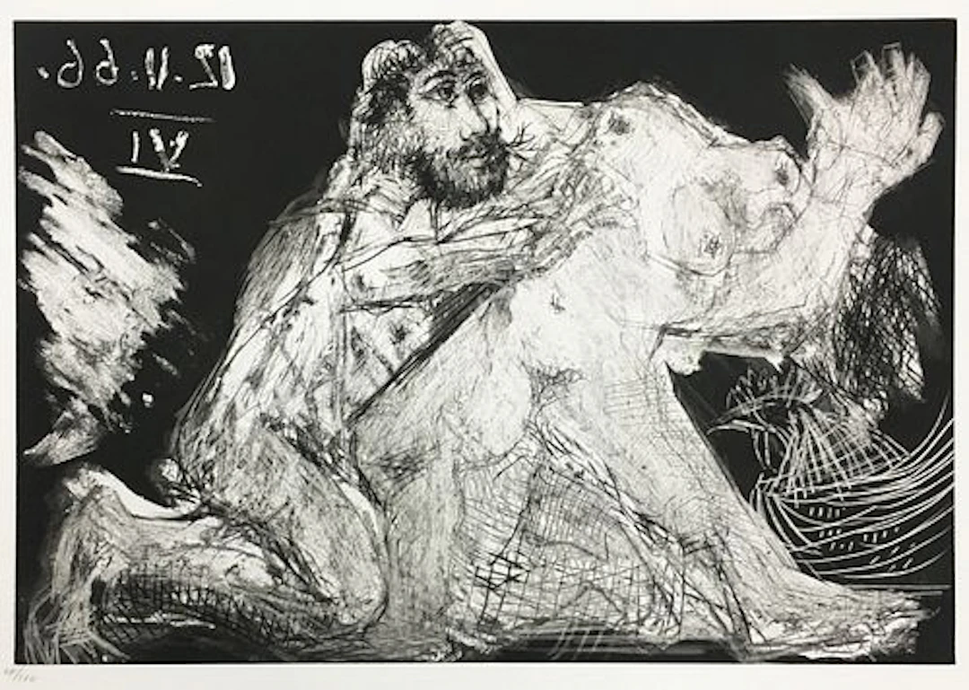 Pablo Picasso - Plate XII from Le Cocu Magnifique