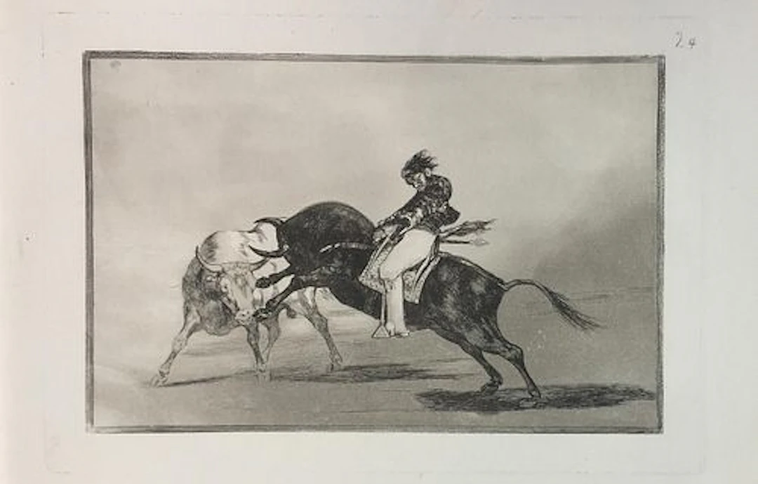 Francisco Jose De Goya Lucientes - La Tauromaquia Plate