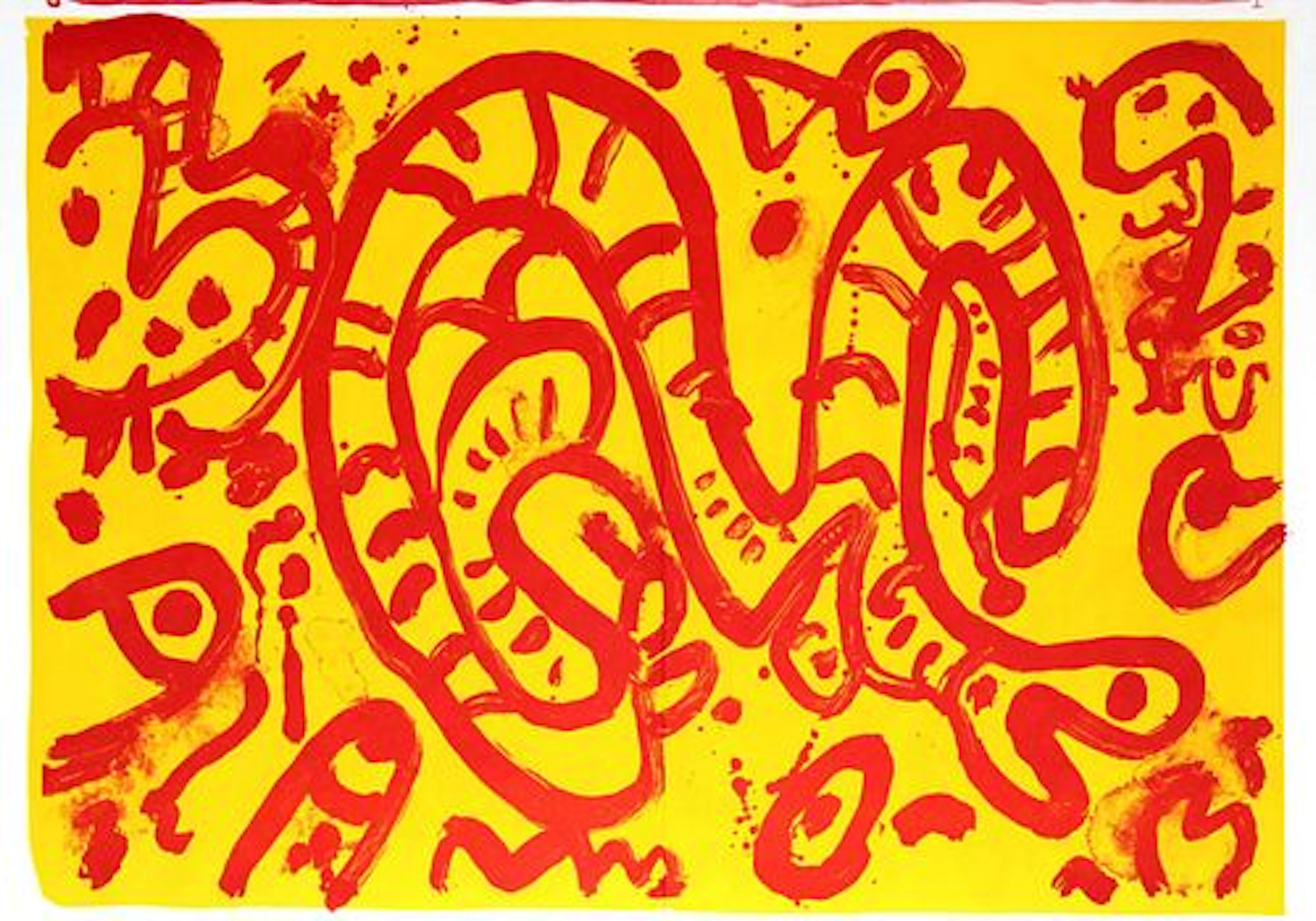 Alan Davie - Untitled from "One Cent Life"