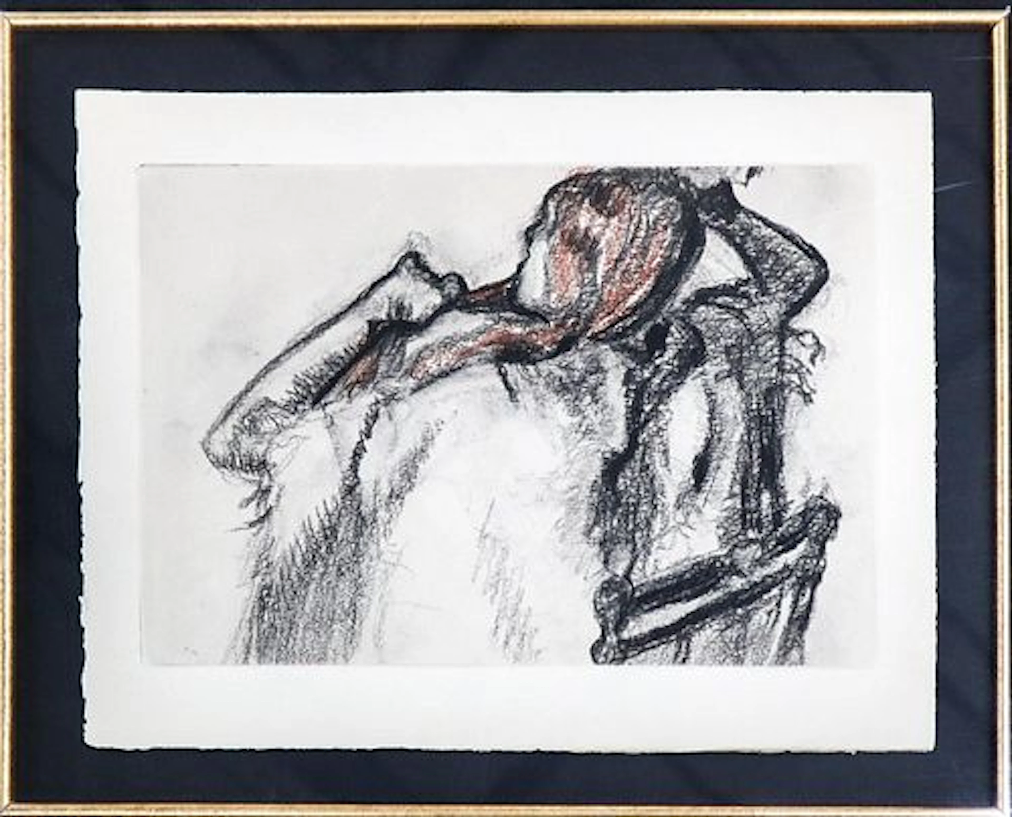 Edgar Degas - Seated Dancer with Red Hair
