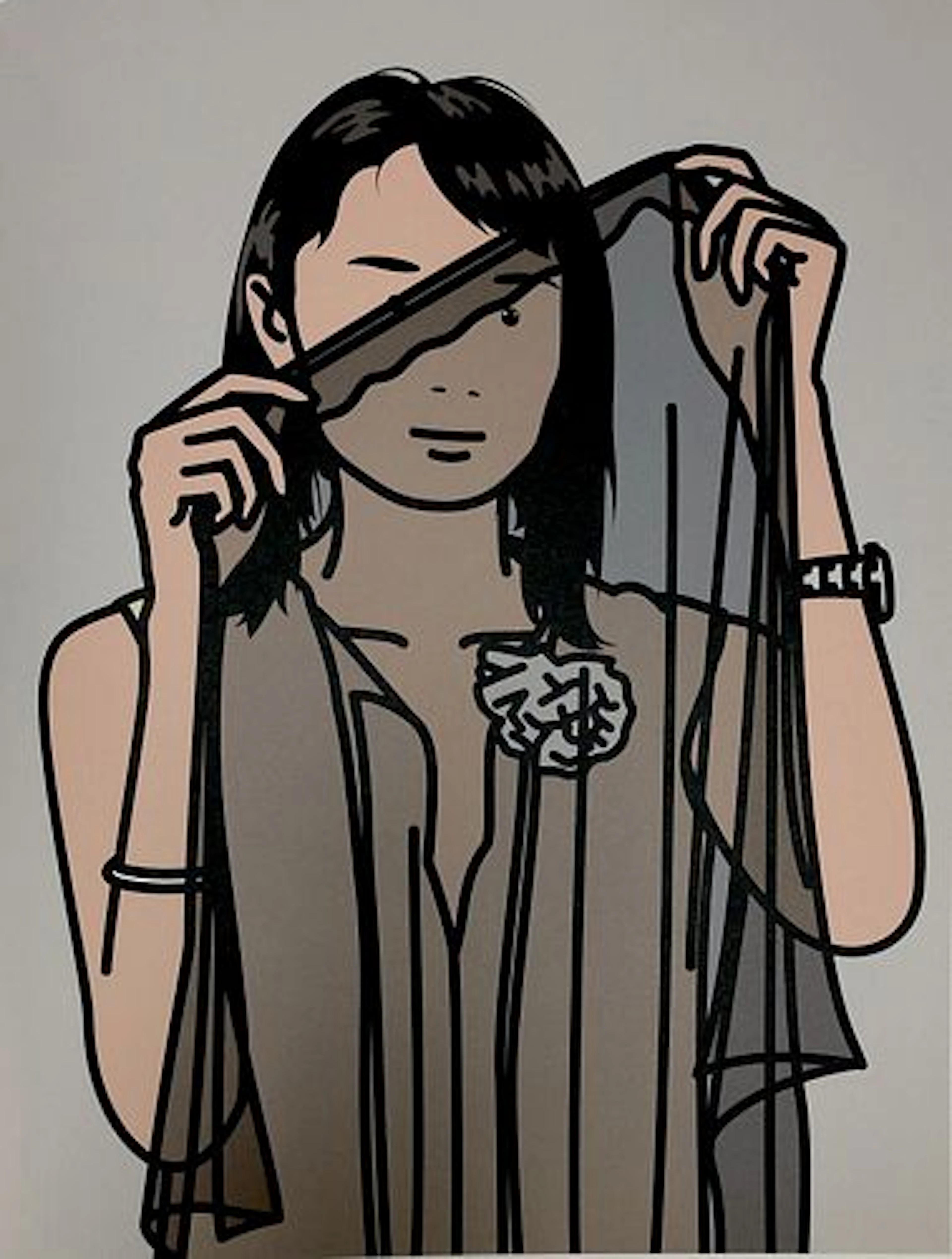 Julian Opie - Hijri with Veil