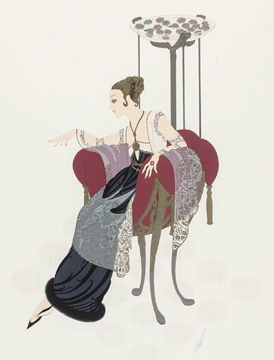 Erte - Lilies and Lace