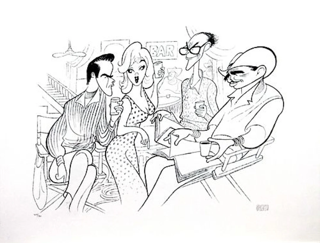 Al Hirschfeld - The Misfits