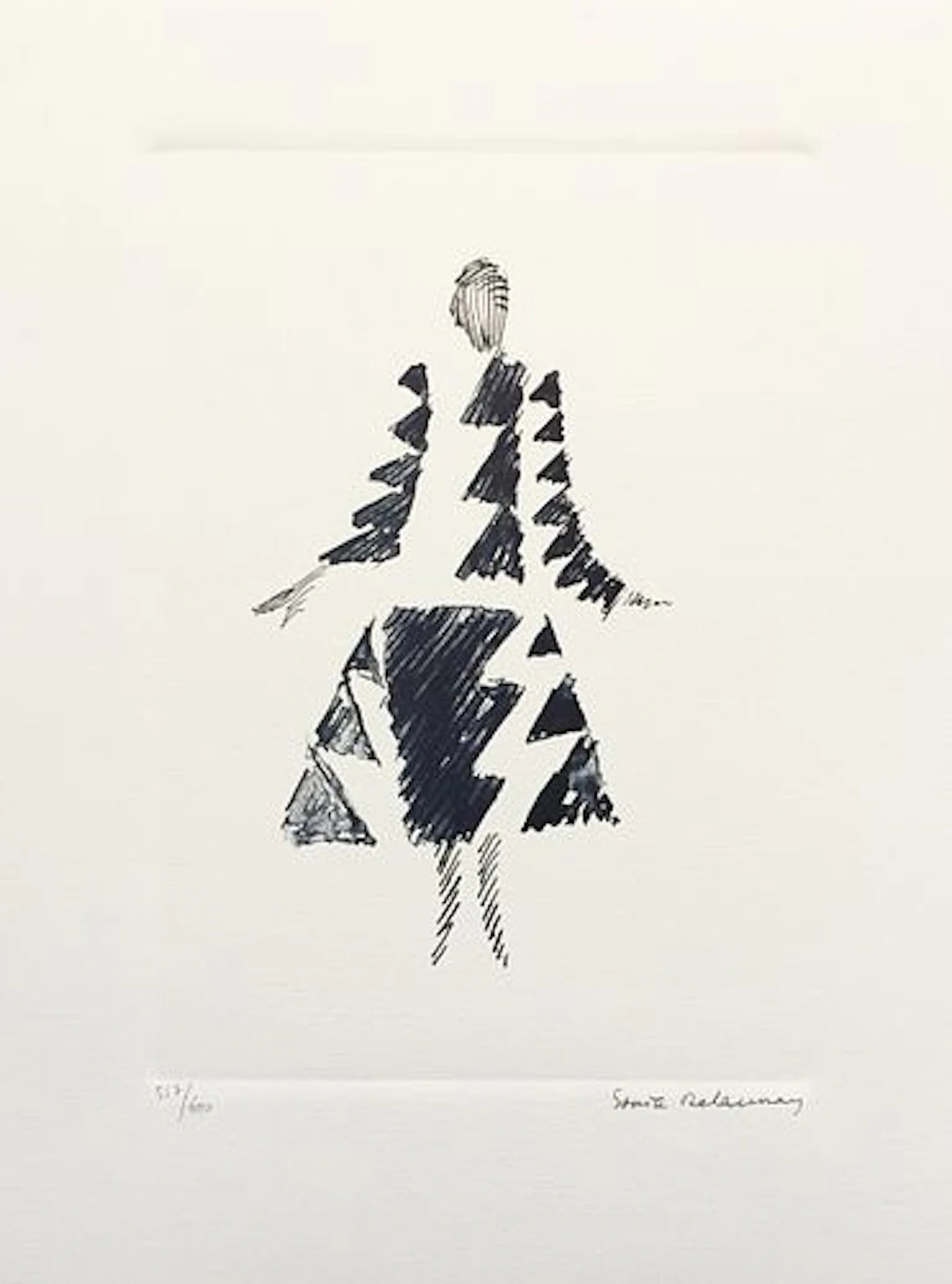 Sonia Delaunay - Rhythms Triangles Dress (1926)