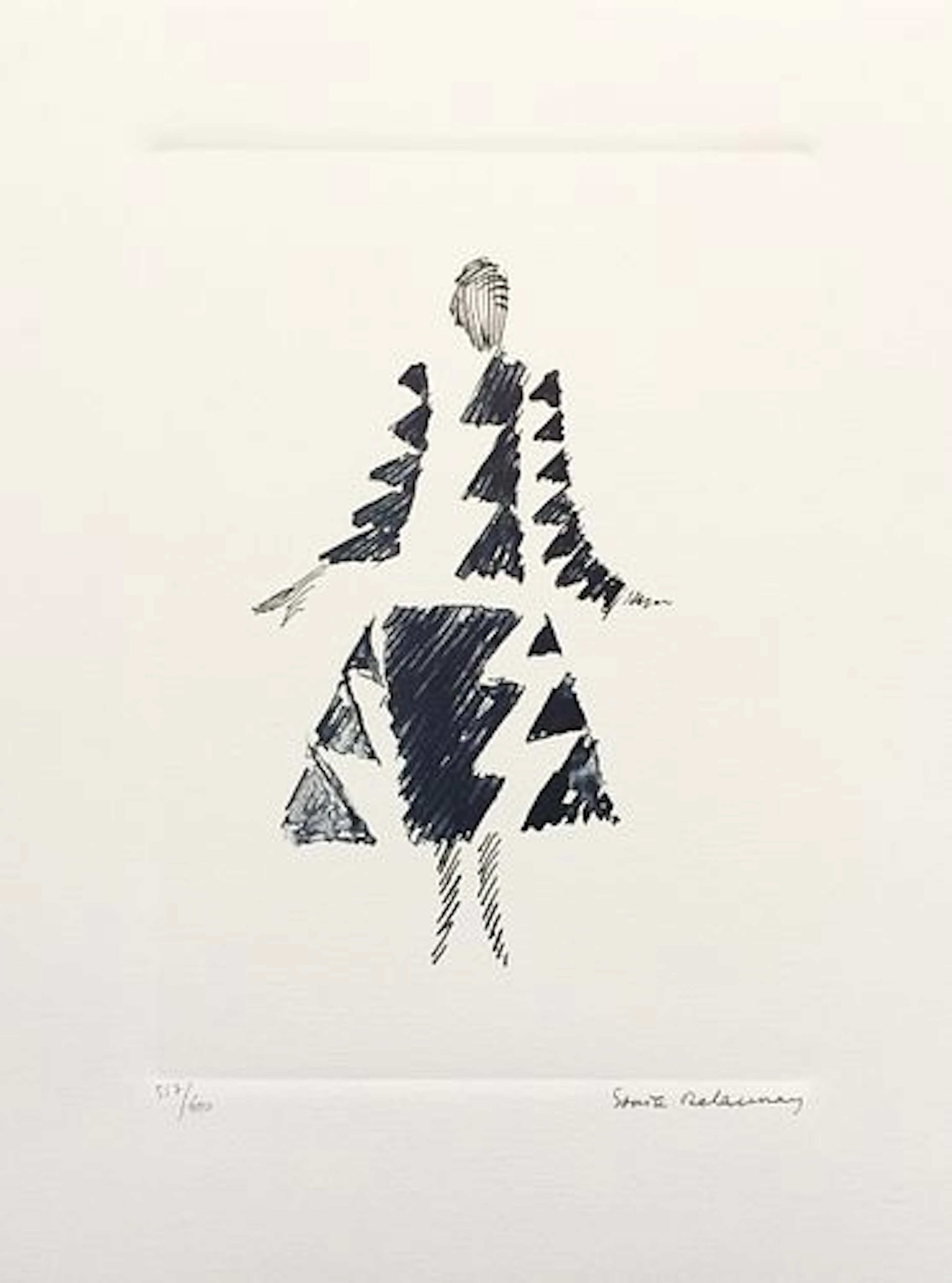 Sonia Delaunay - Rhythms Triangles Dress (1926)