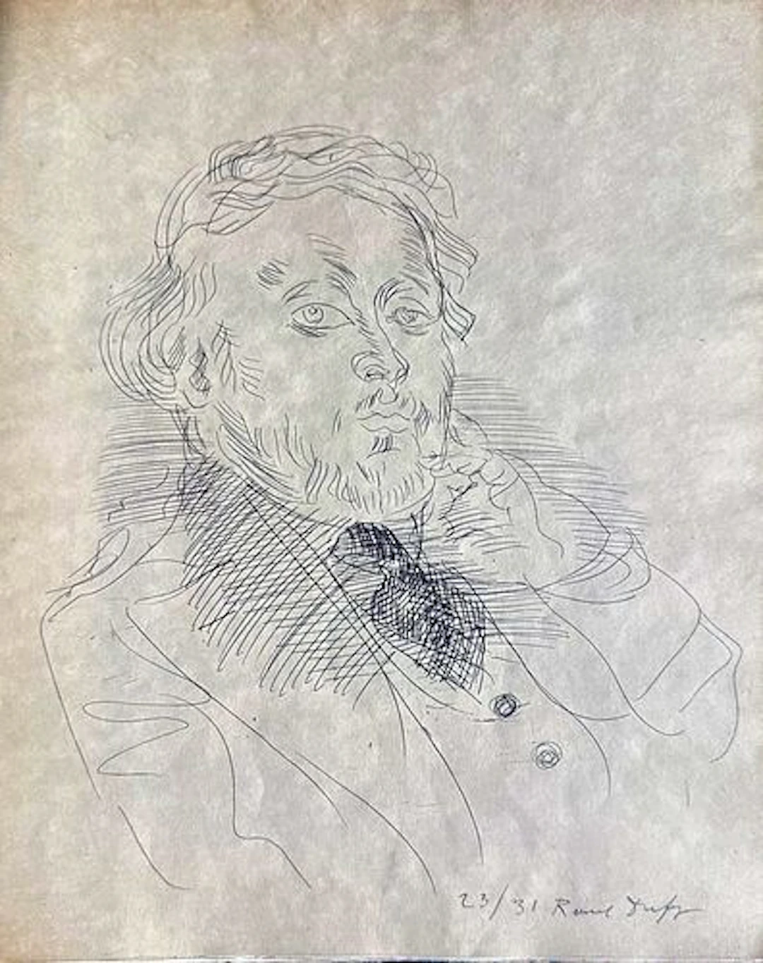 Raoul Dufy - Untitled Lithograph from ""Eloge De Raoul Dufy""