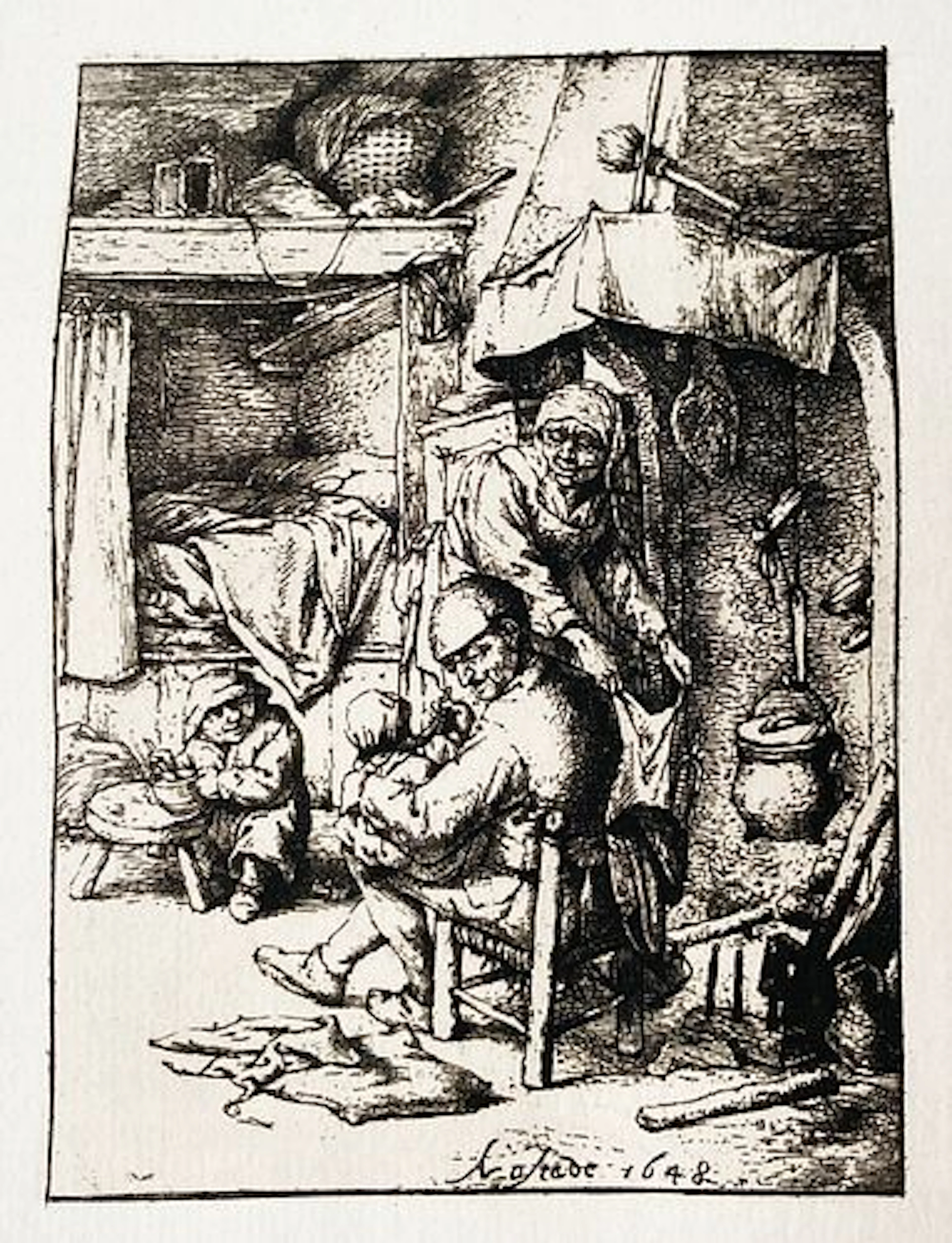 Adriaen Van Ostade - The Pater Familias