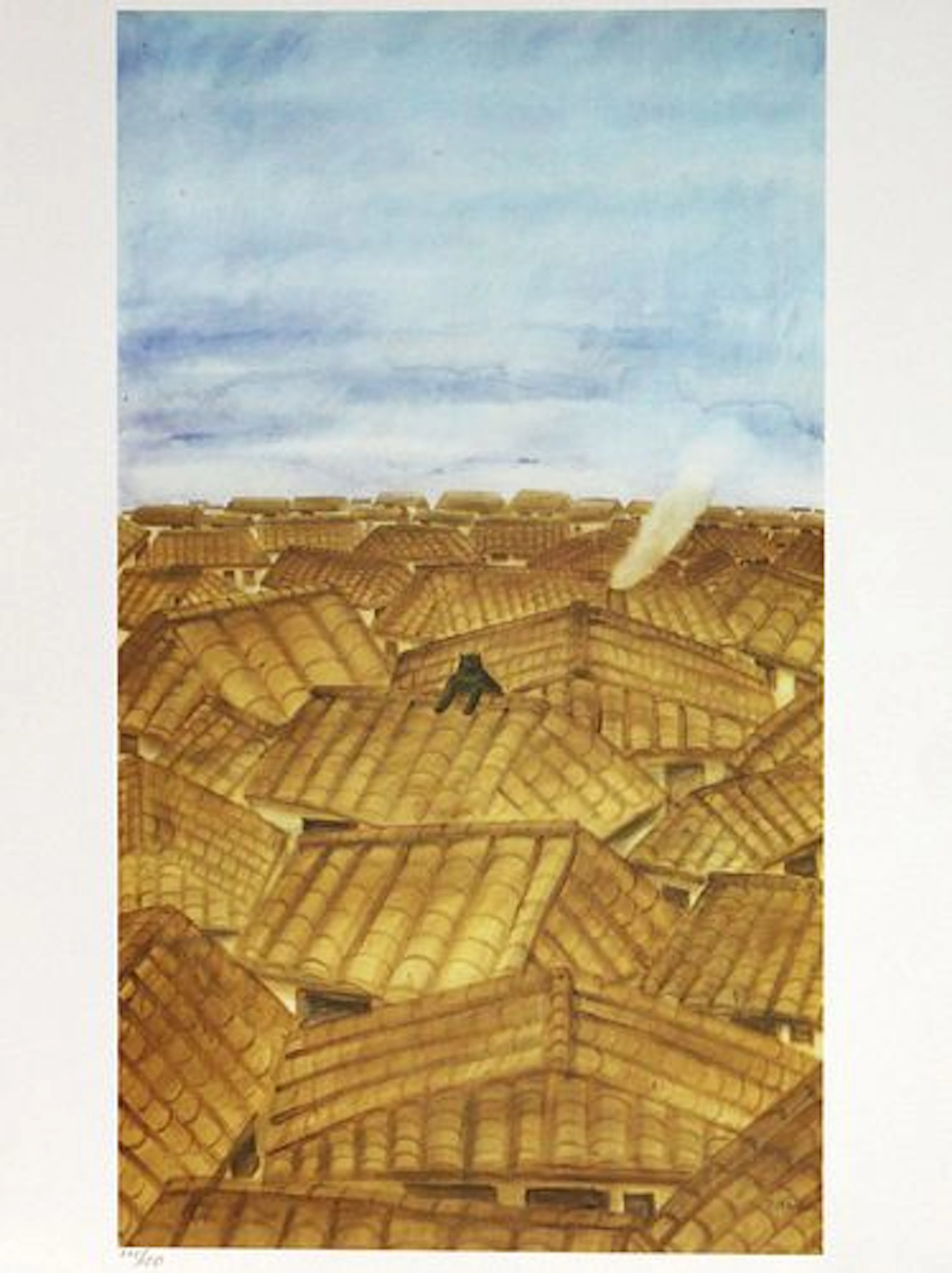 Fernando Botero (After) - Dog on the Rooftops