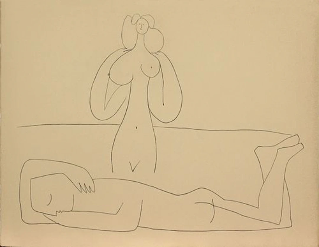Pablo Picasso - Untitled from "Mes dessins d'Antibes"