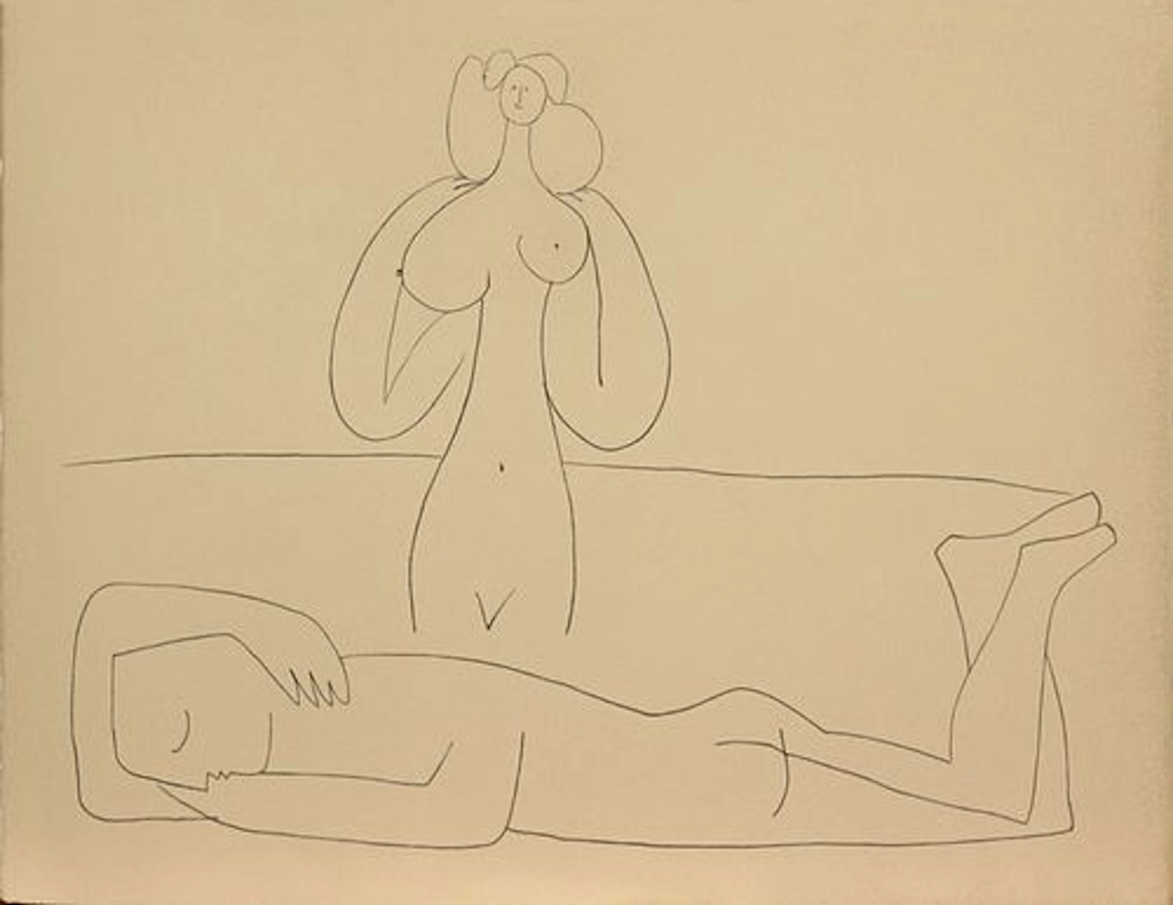 Pablo Picasso - Untitled from "Mes dessins d'Antibes"