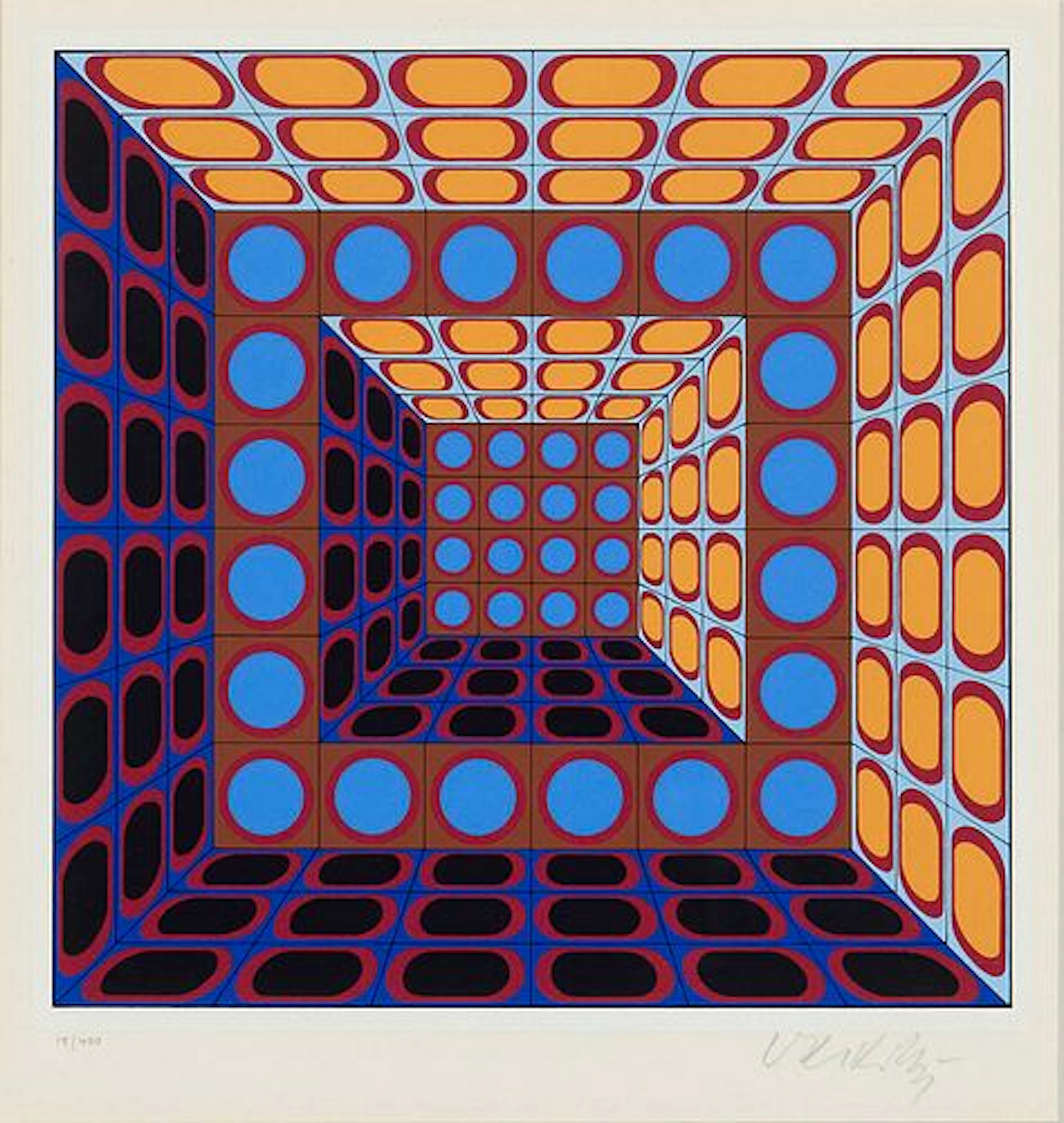 Victor Vasarely - Untitled