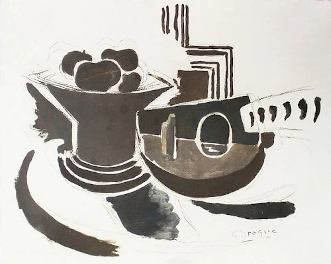 Georges Braque - Le Mandoline
