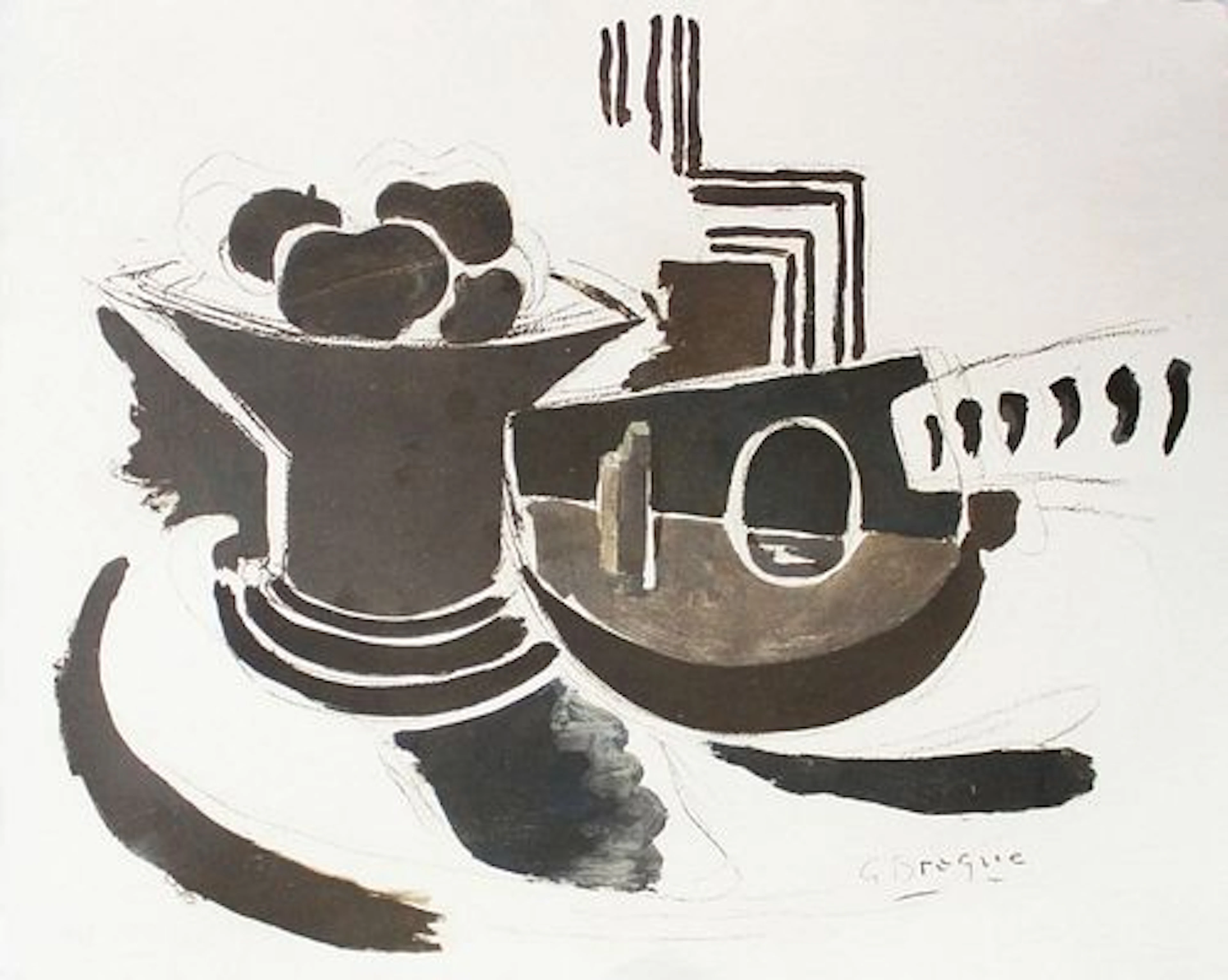 Georges Braque - Le Mandoline
