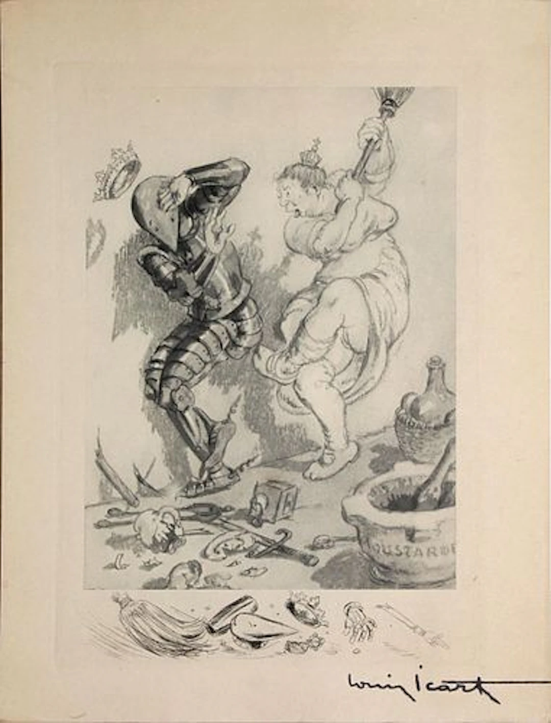 Louis Icart - Untitled from "Gargantua et Pantagruel"