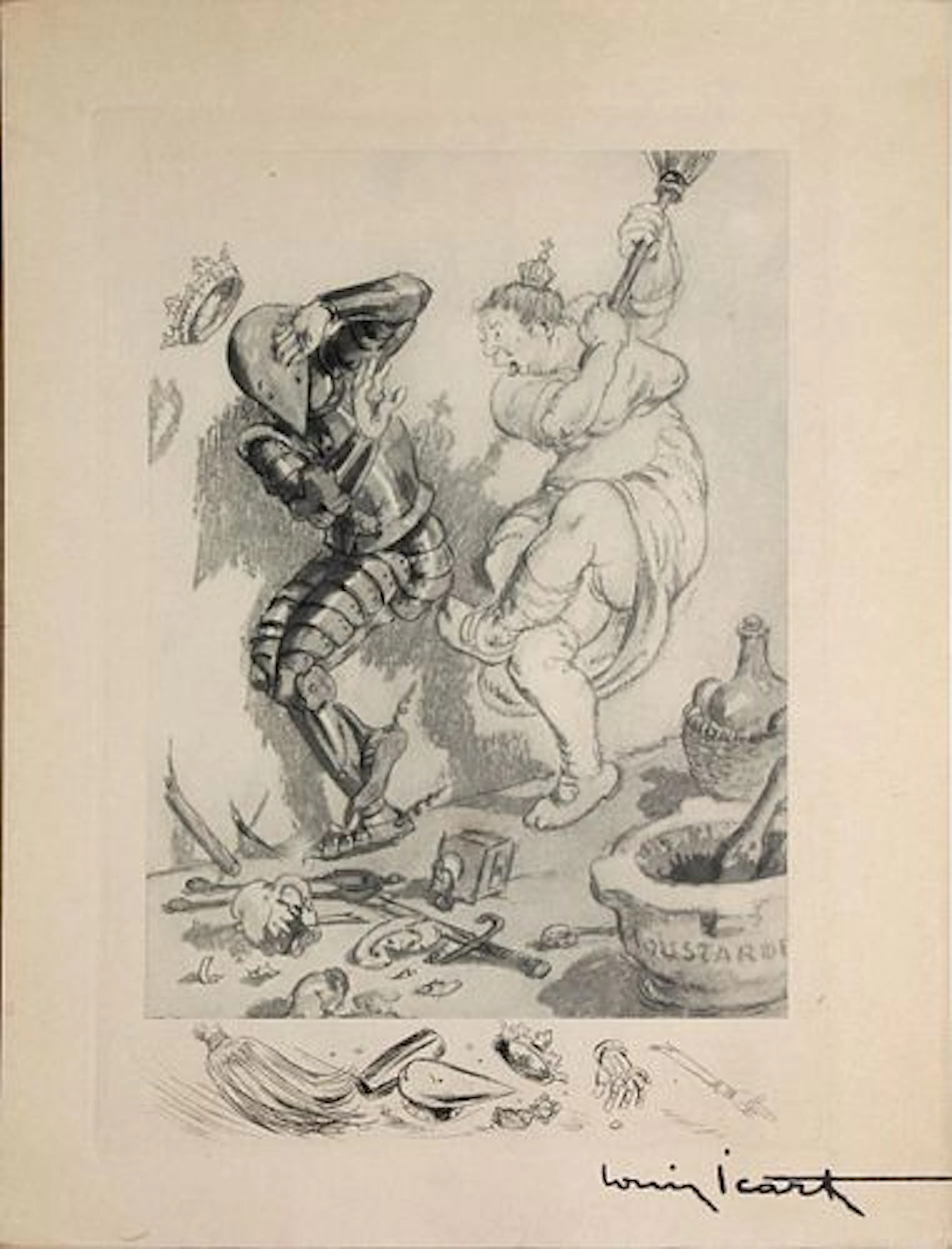 Louis Icart - Untitled from "Gargantua et Pantagruel"