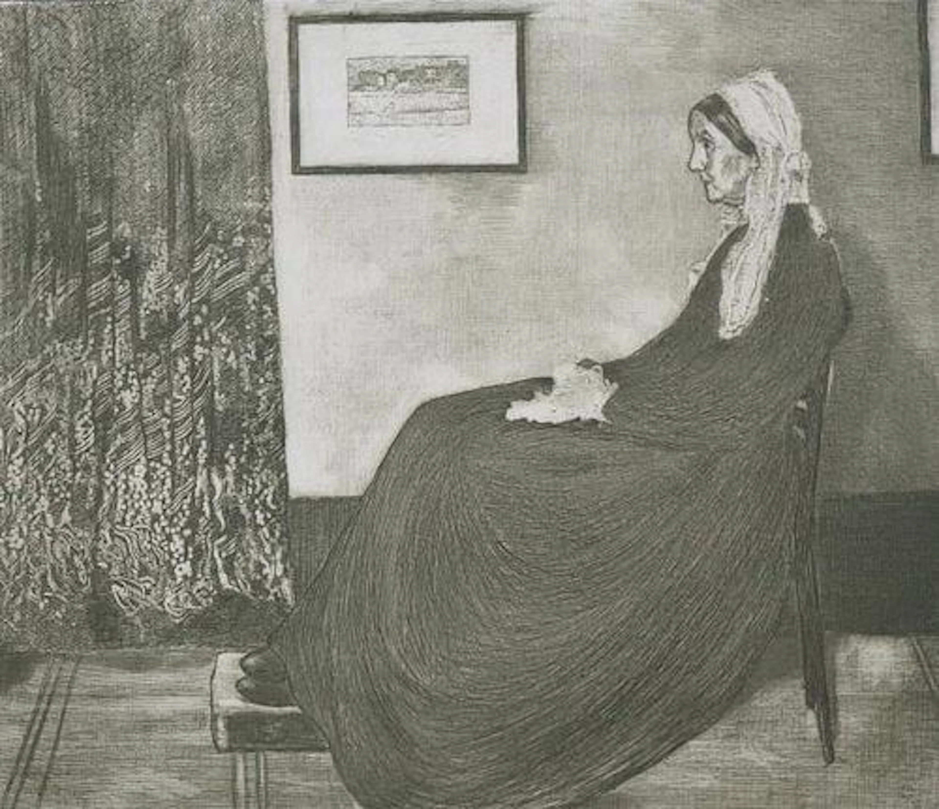 James Abbott McNeill Whistler - Portrait De Ma Mere