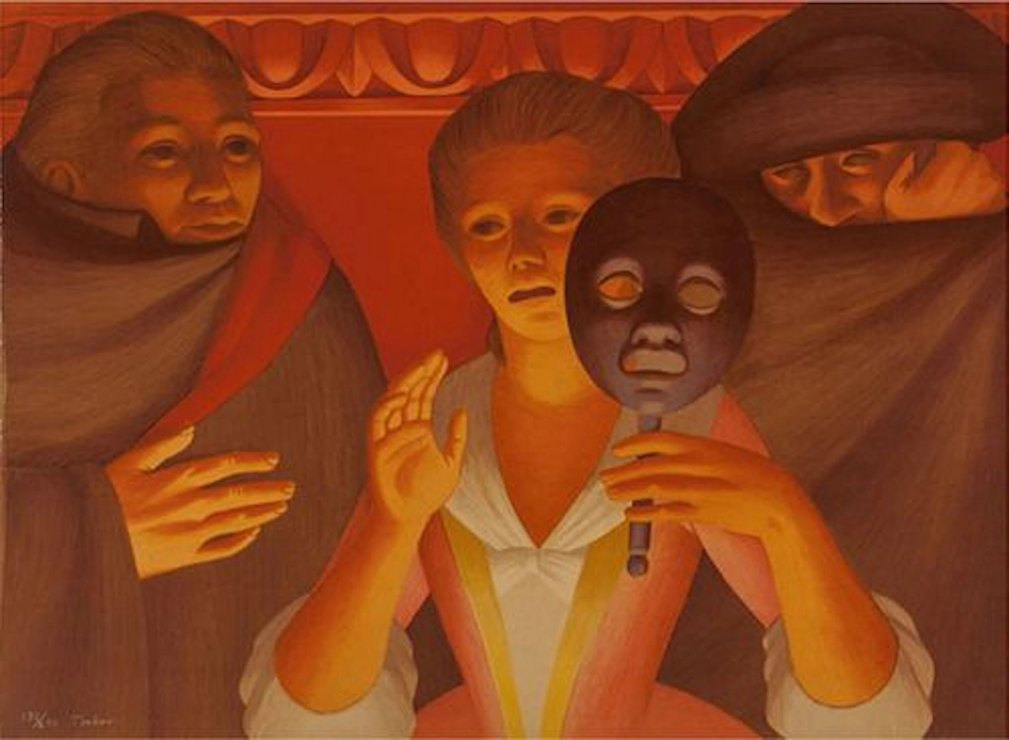 George Tooker - Un Ballo in Maschera