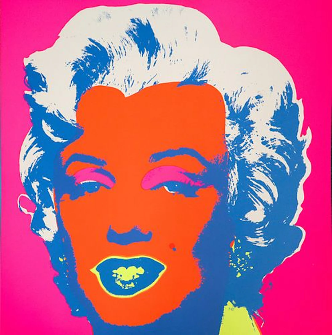 Andy Warhol After - Marilyn (Orange/Pink)