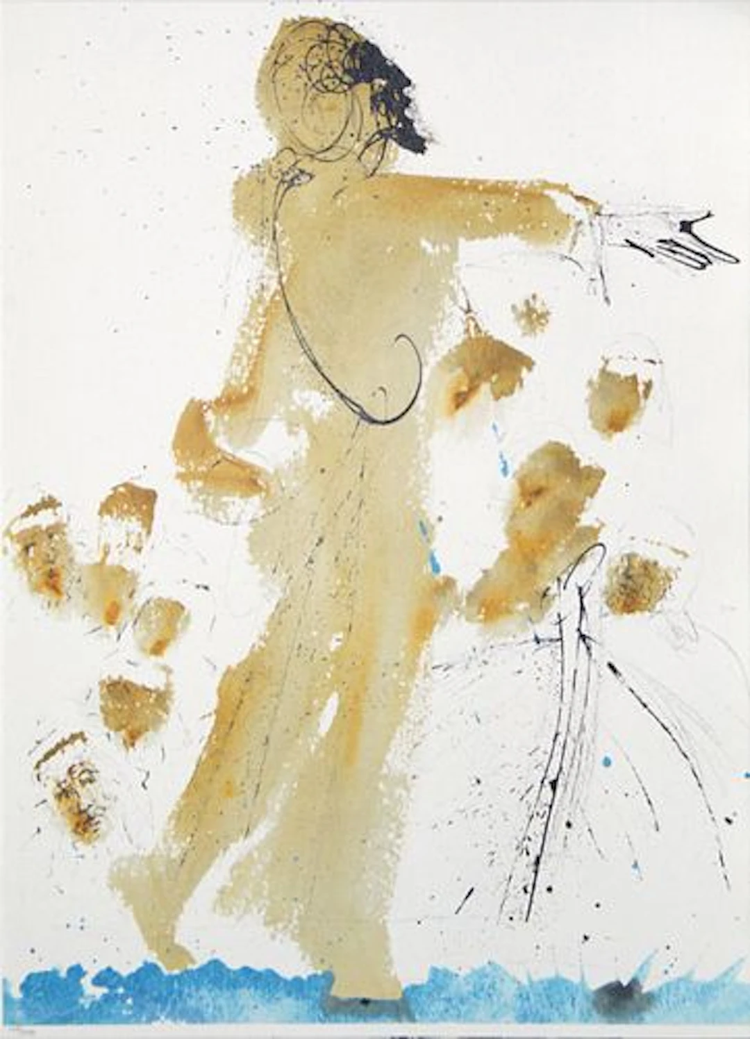 Salvador Dali - Jesus Walking On The Sea