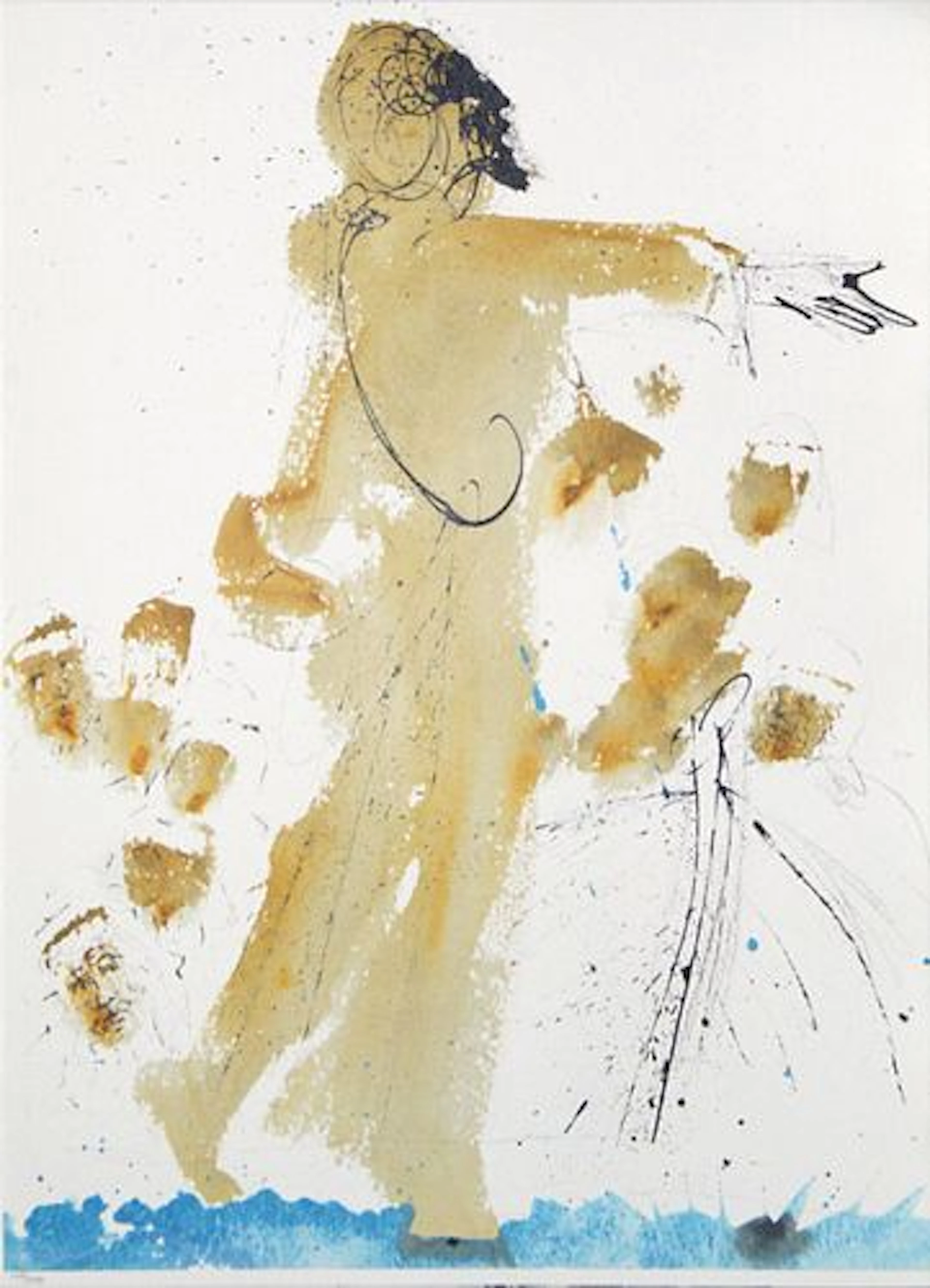 Salvador Dali - Jesus Walking On The Sea