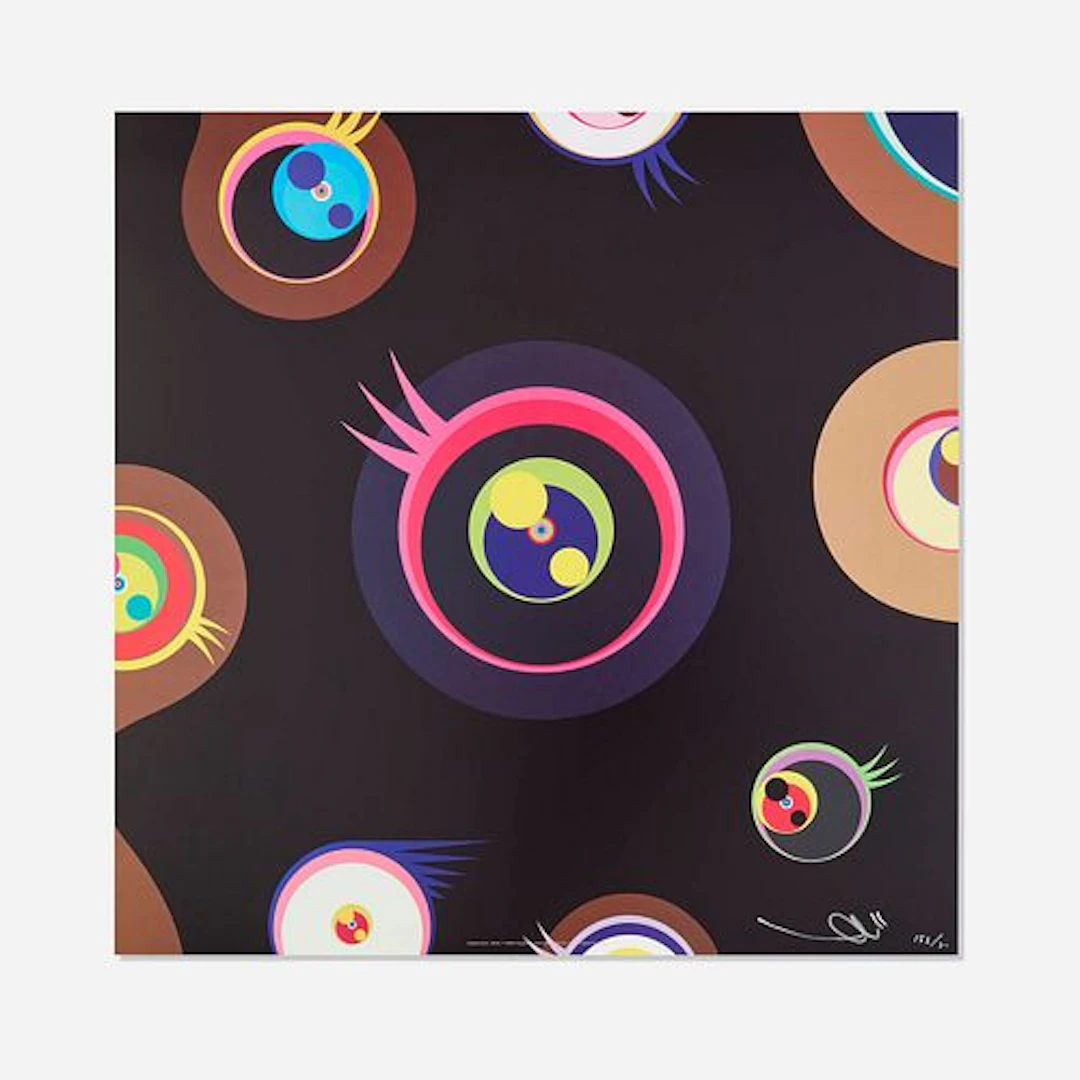 Takashi Murakami - Jellyfish Eyes - Black 1