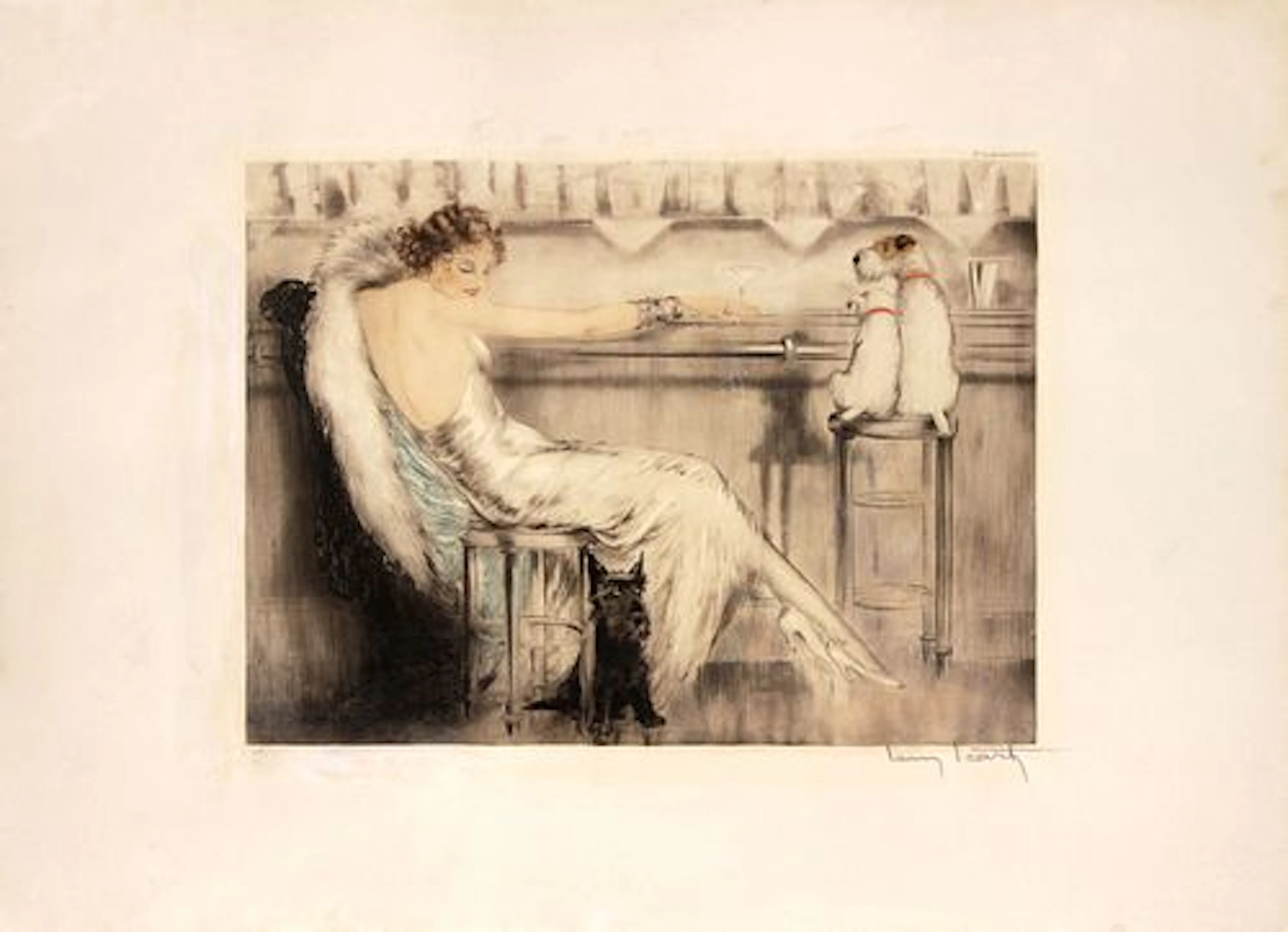 Louis Icart - Martini