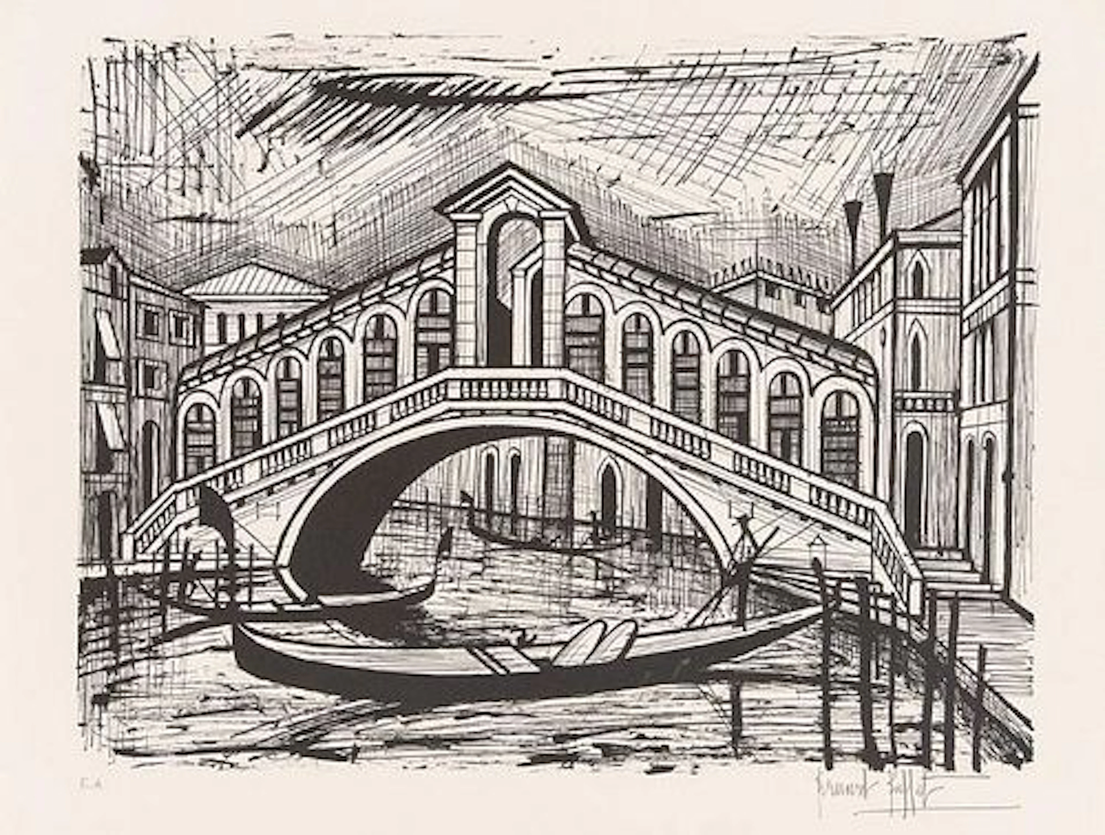 Bernard Buffet - Le Pont Du Rialto
