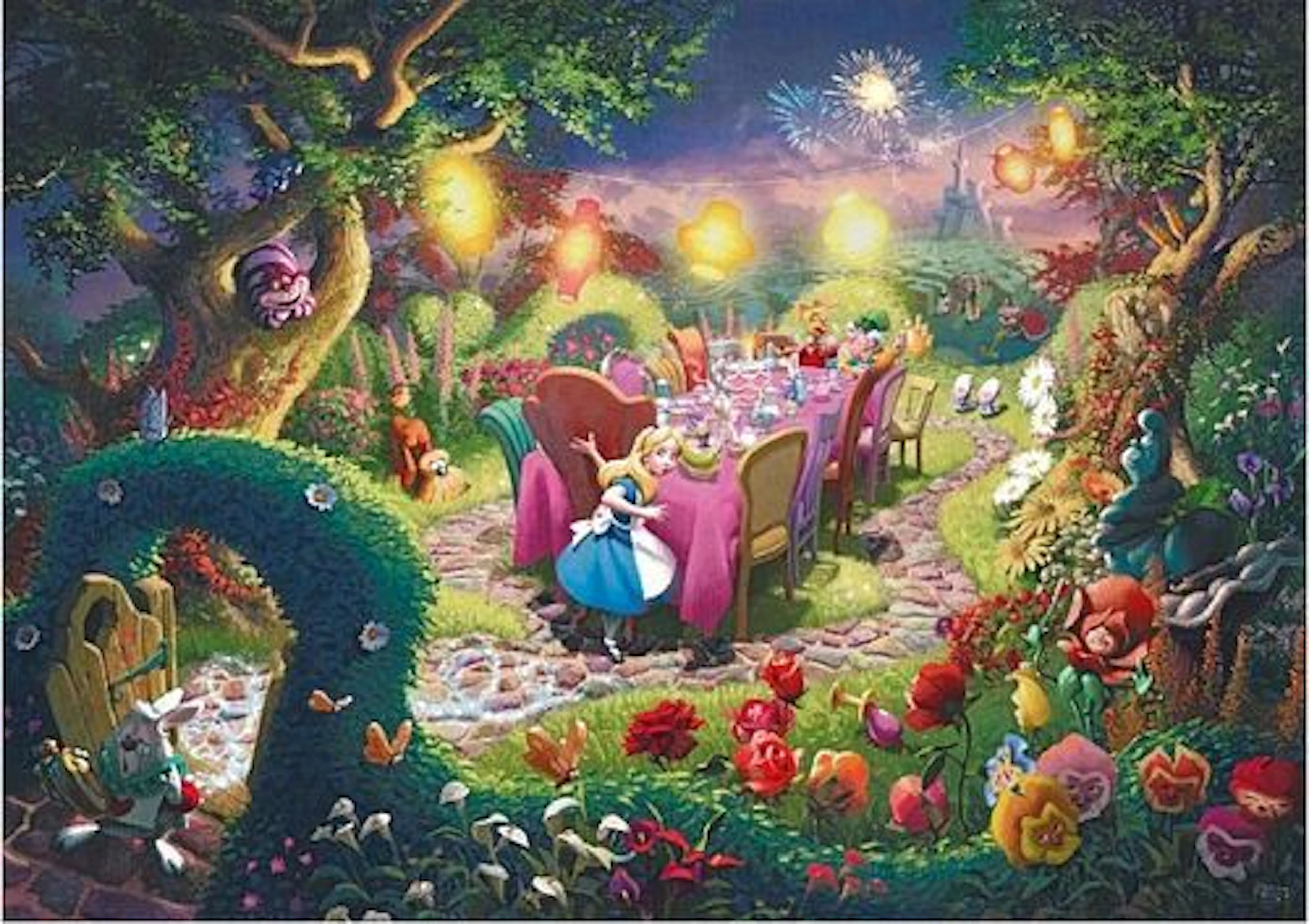 Thomas Kinkade Studios - Mad Hatter's Tea Party