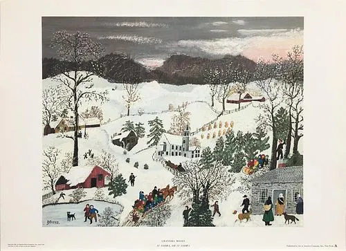 Grandma Moses - It Snows Oh It Snows