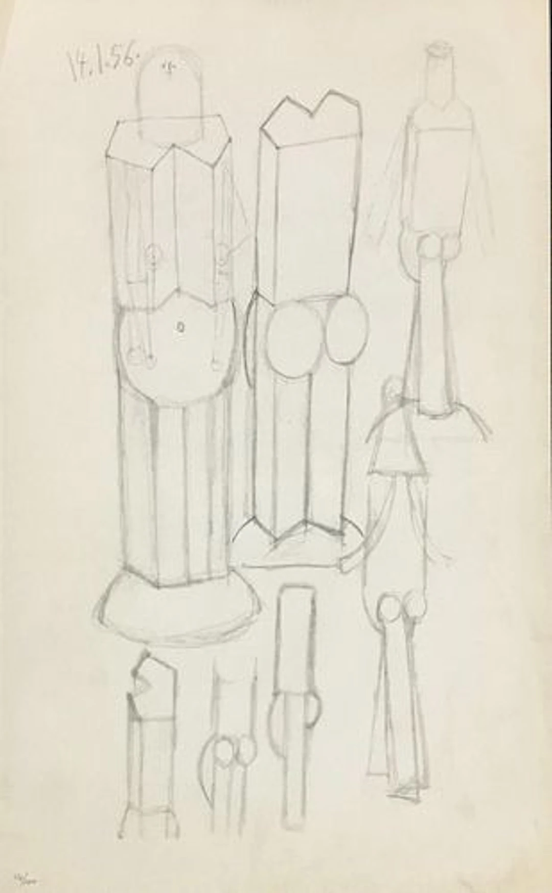 Pablo Picasso (After) - Untitled 14.1.56