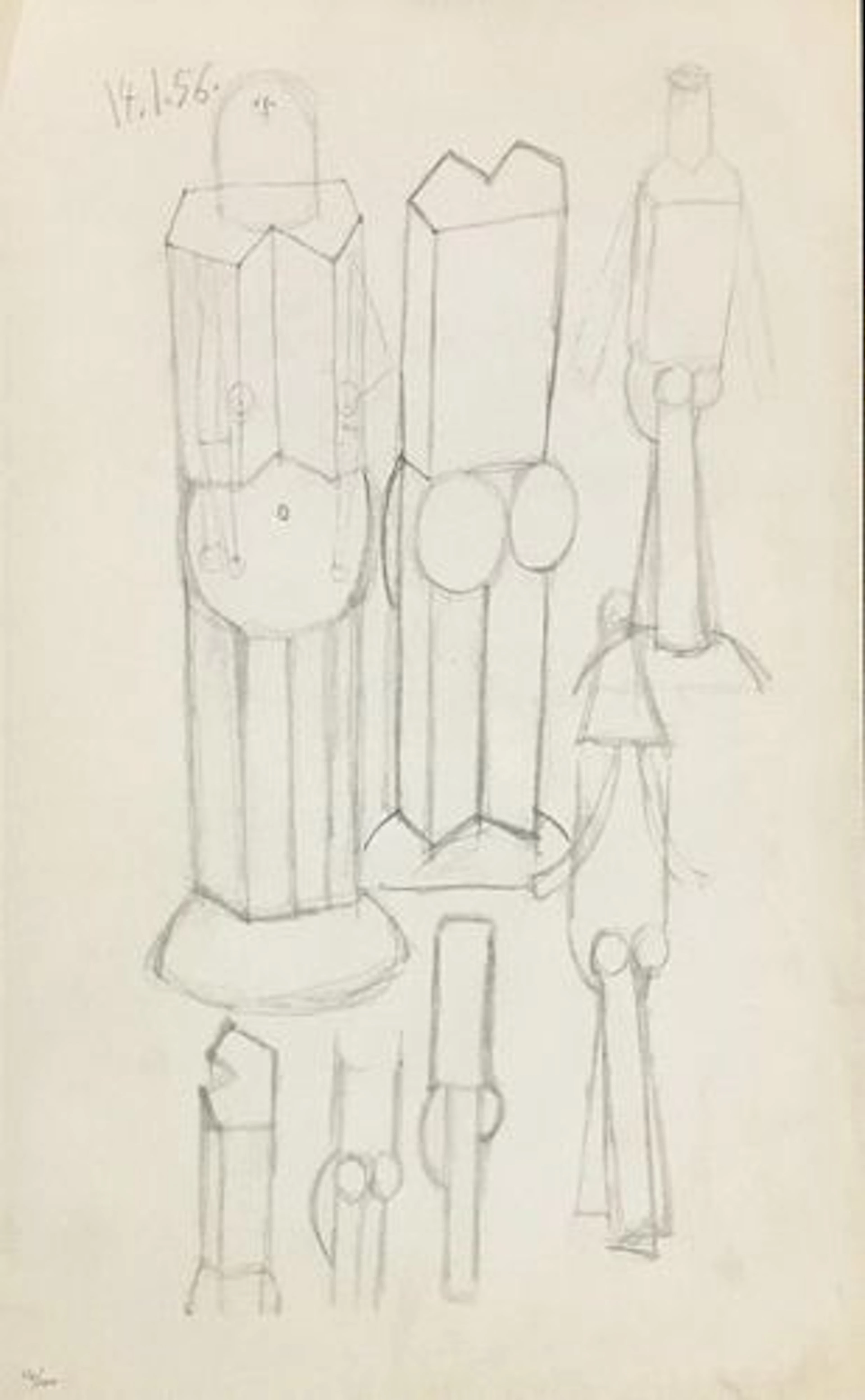 Pablo Picasso (After) - Untitled 14.1.56