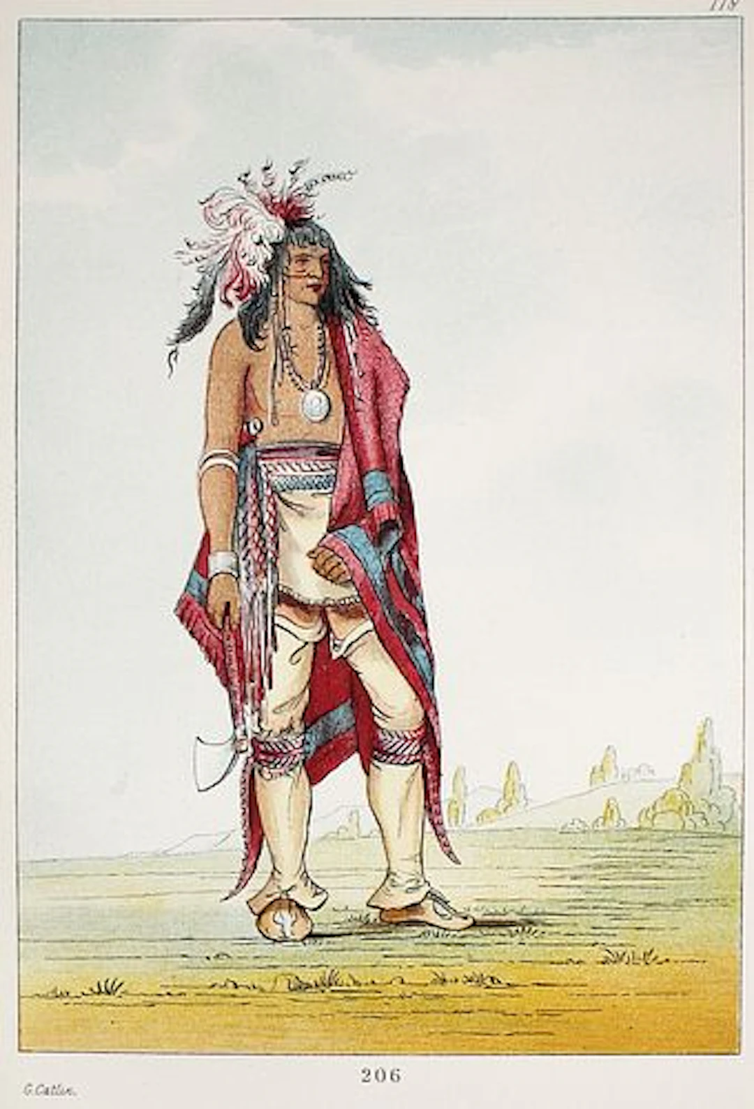 George Catlin - Plate 118 from The North American
