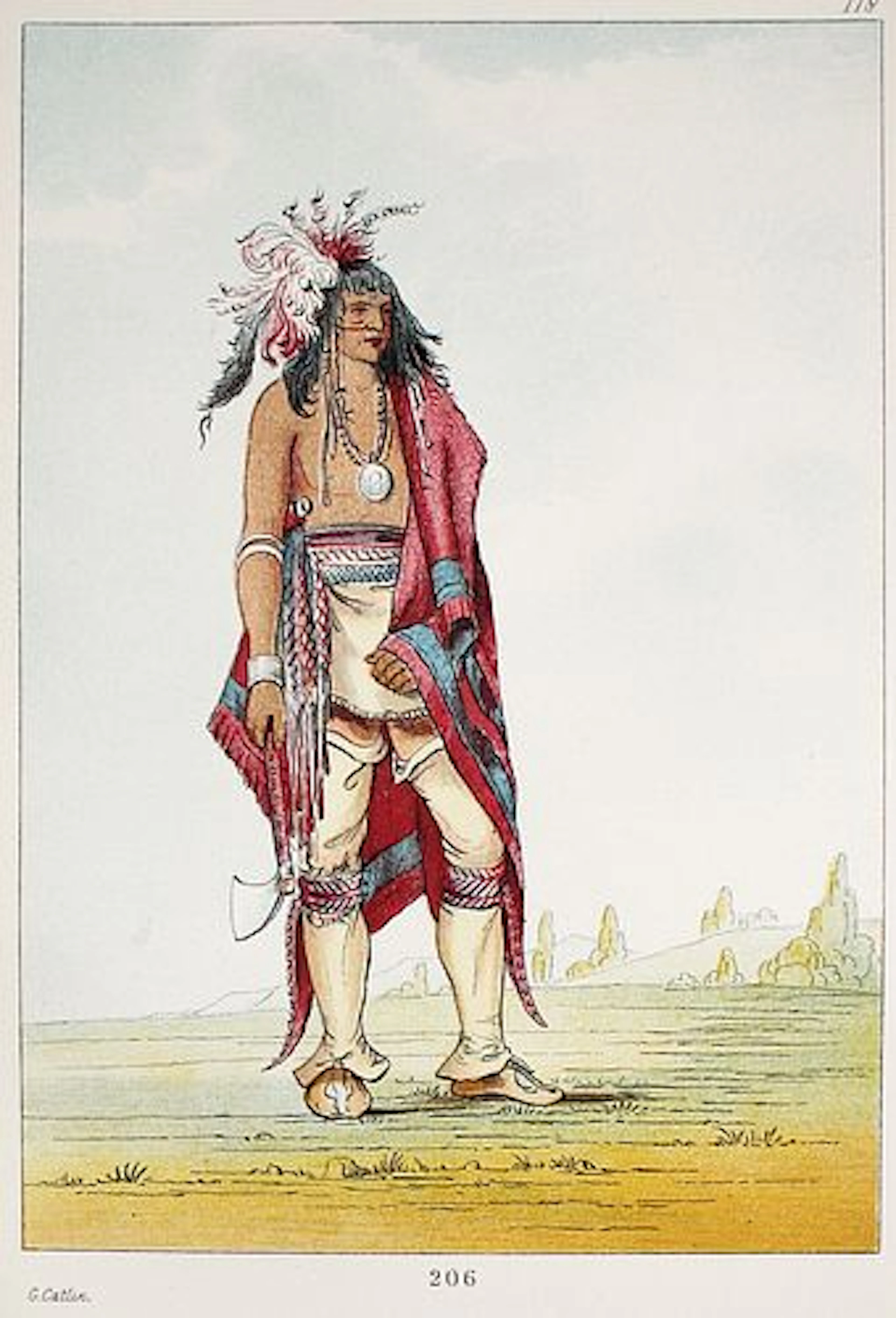 George Catlin - Plate 118 from The North American