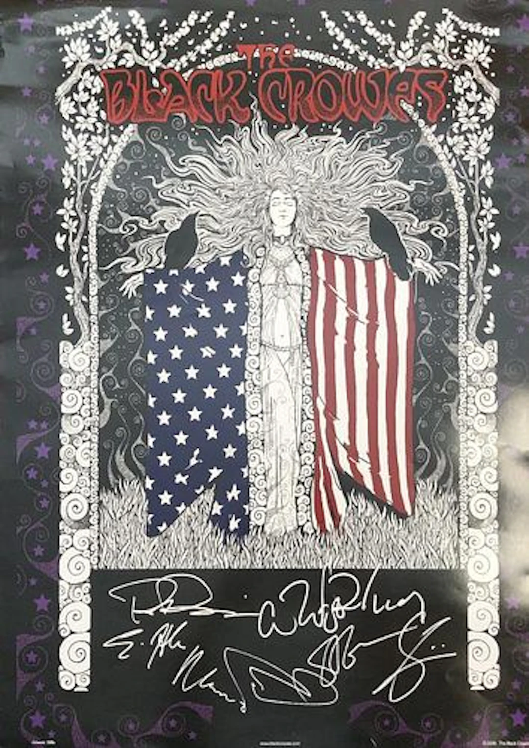 The Black Crowes - Signed Poster