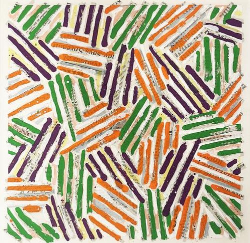 Jasper Johns - Cross hatch
