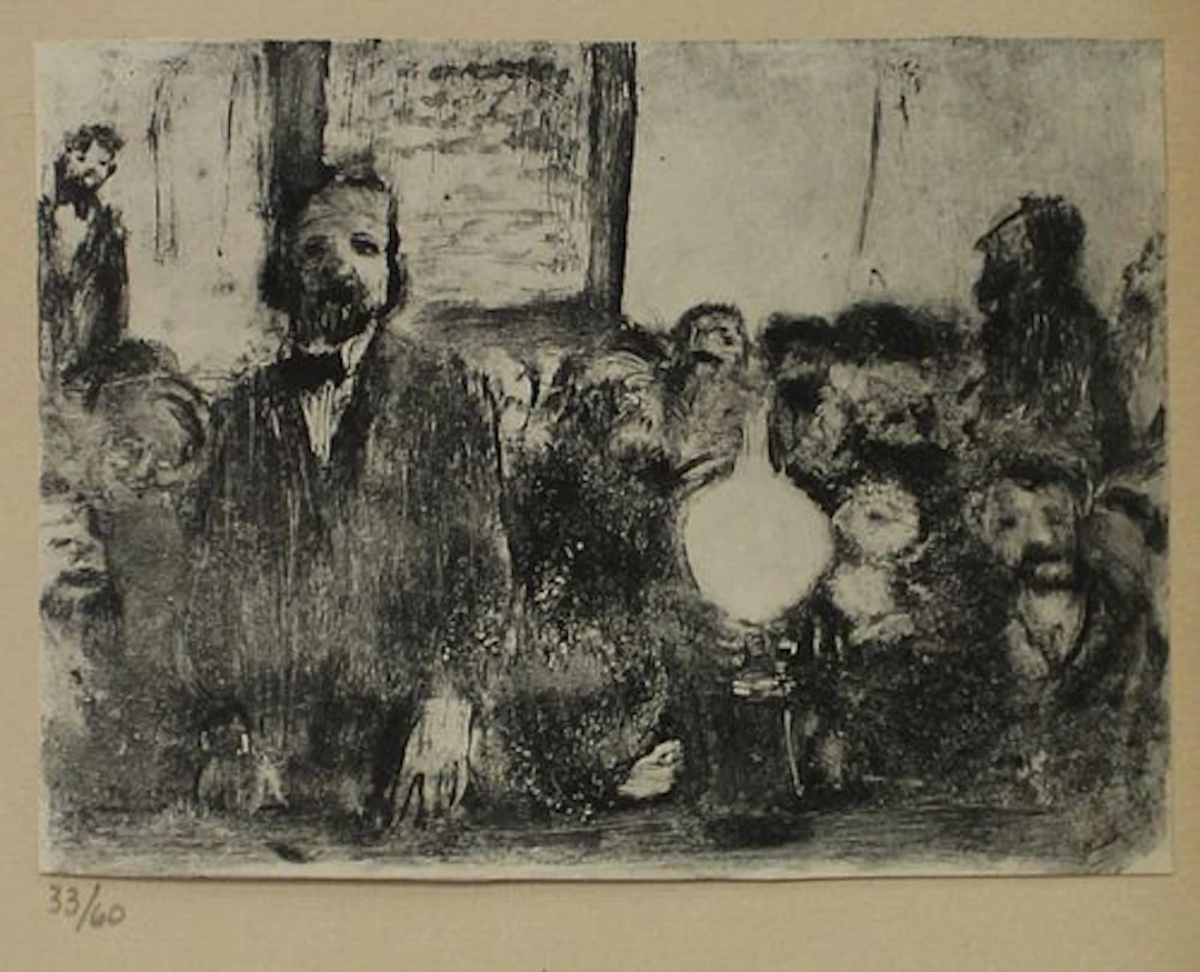 Edgar Degas (after) - La Reunion Publique