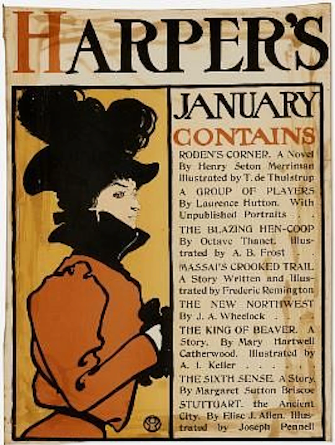 Edward Penfield - Harper's January 1898