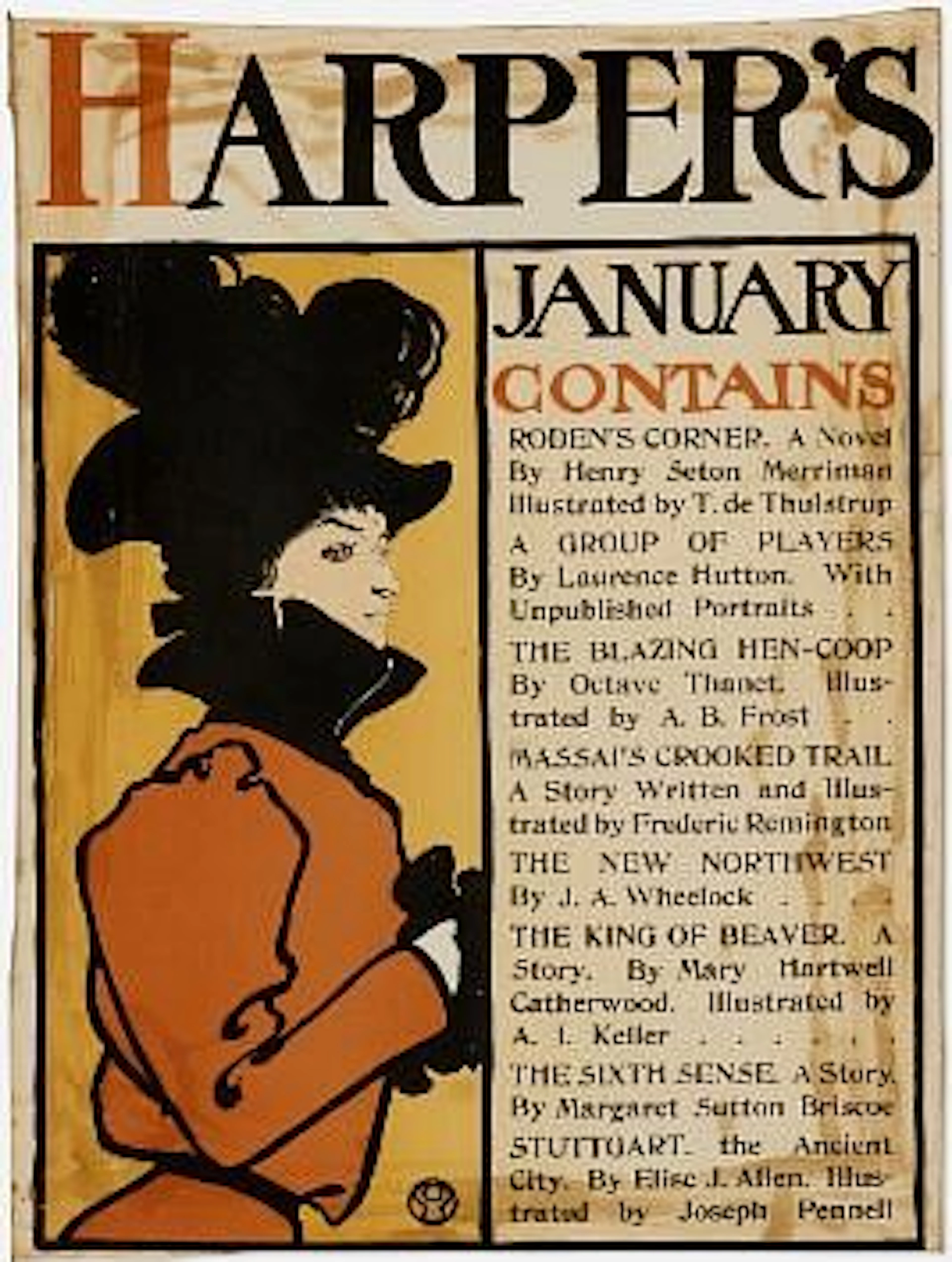 Edward Penfield - Harper's January 1898