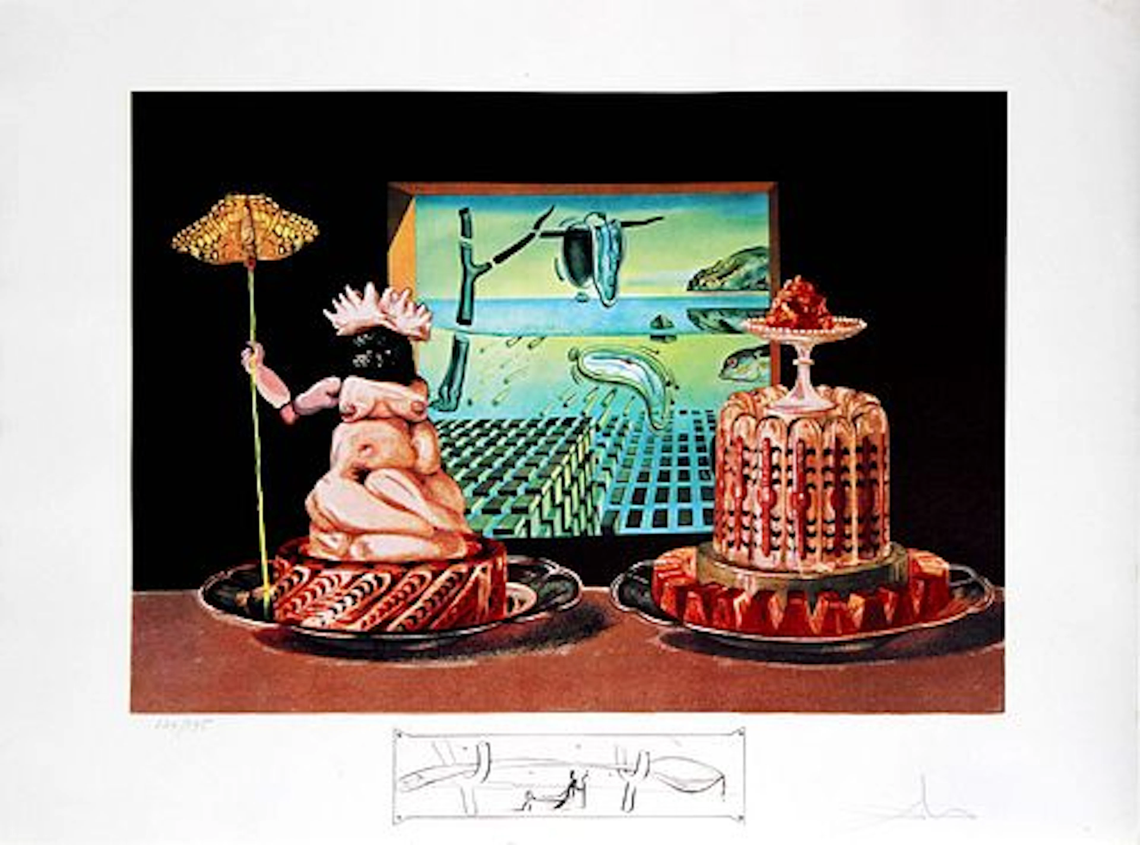 Salvador Dali - Les Je Mange Gala