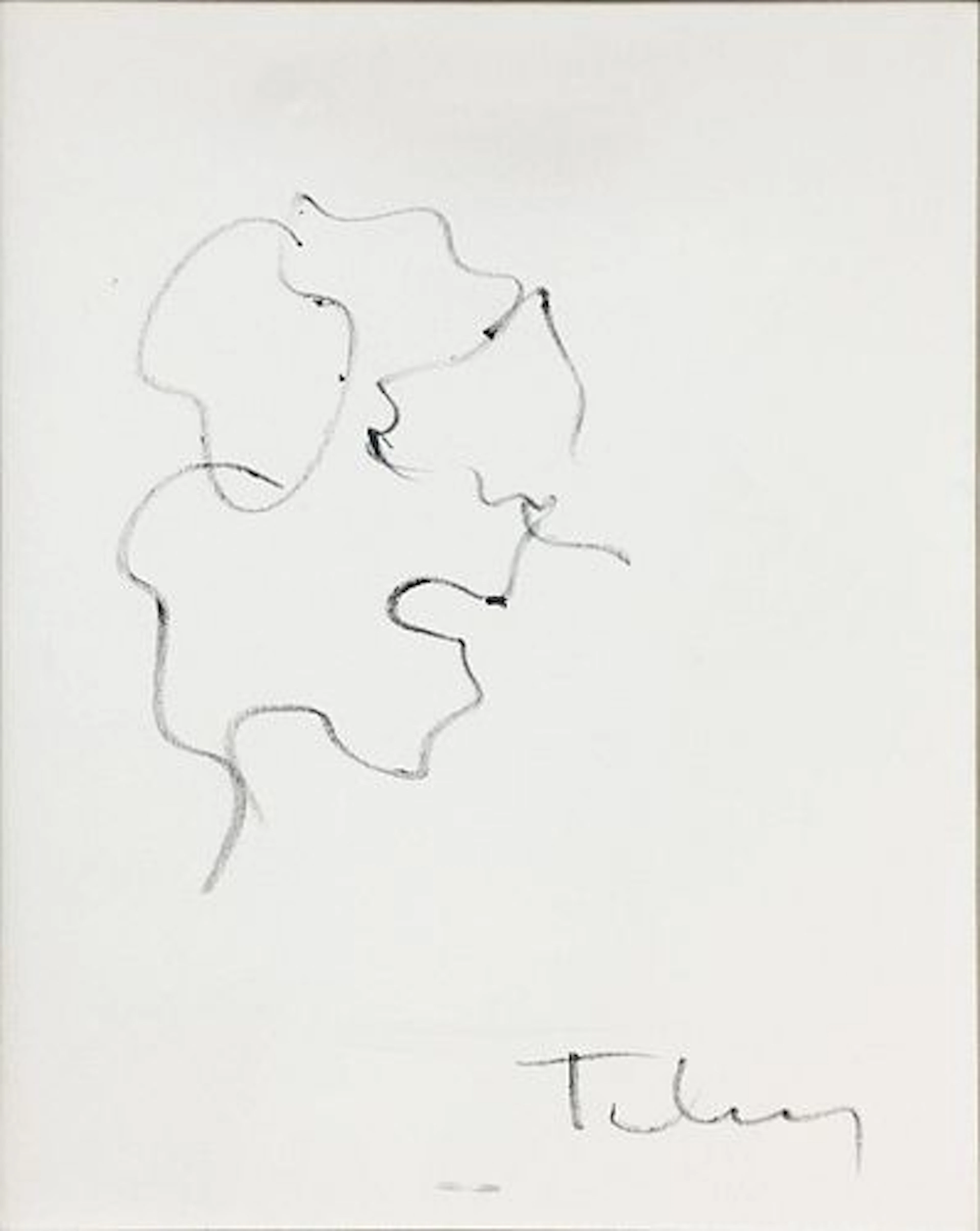 Itzchak Tarkay - Original Oil - Untitled Figure V