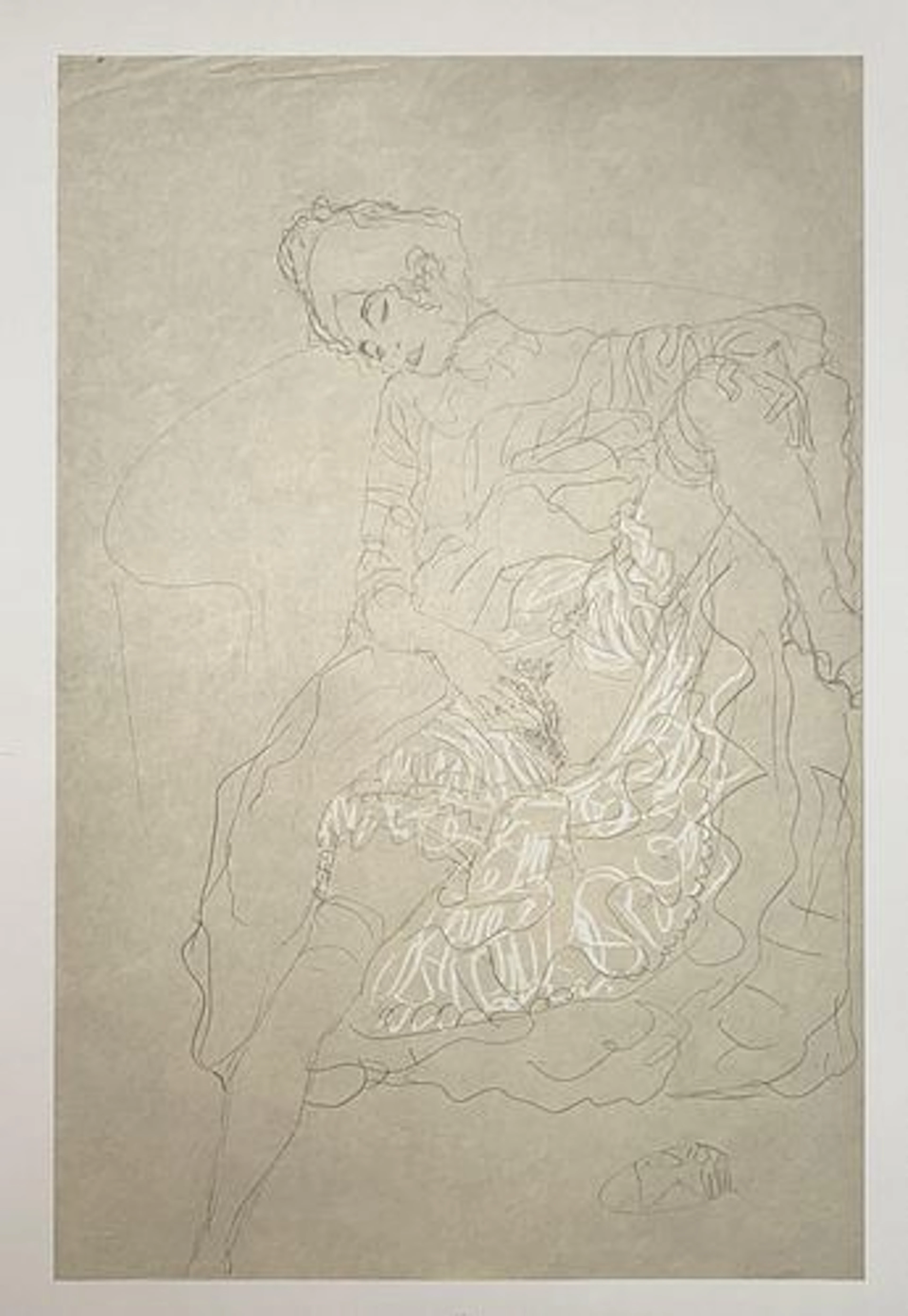 Gustav Klimt (After) - Untitled Study (XXIII)