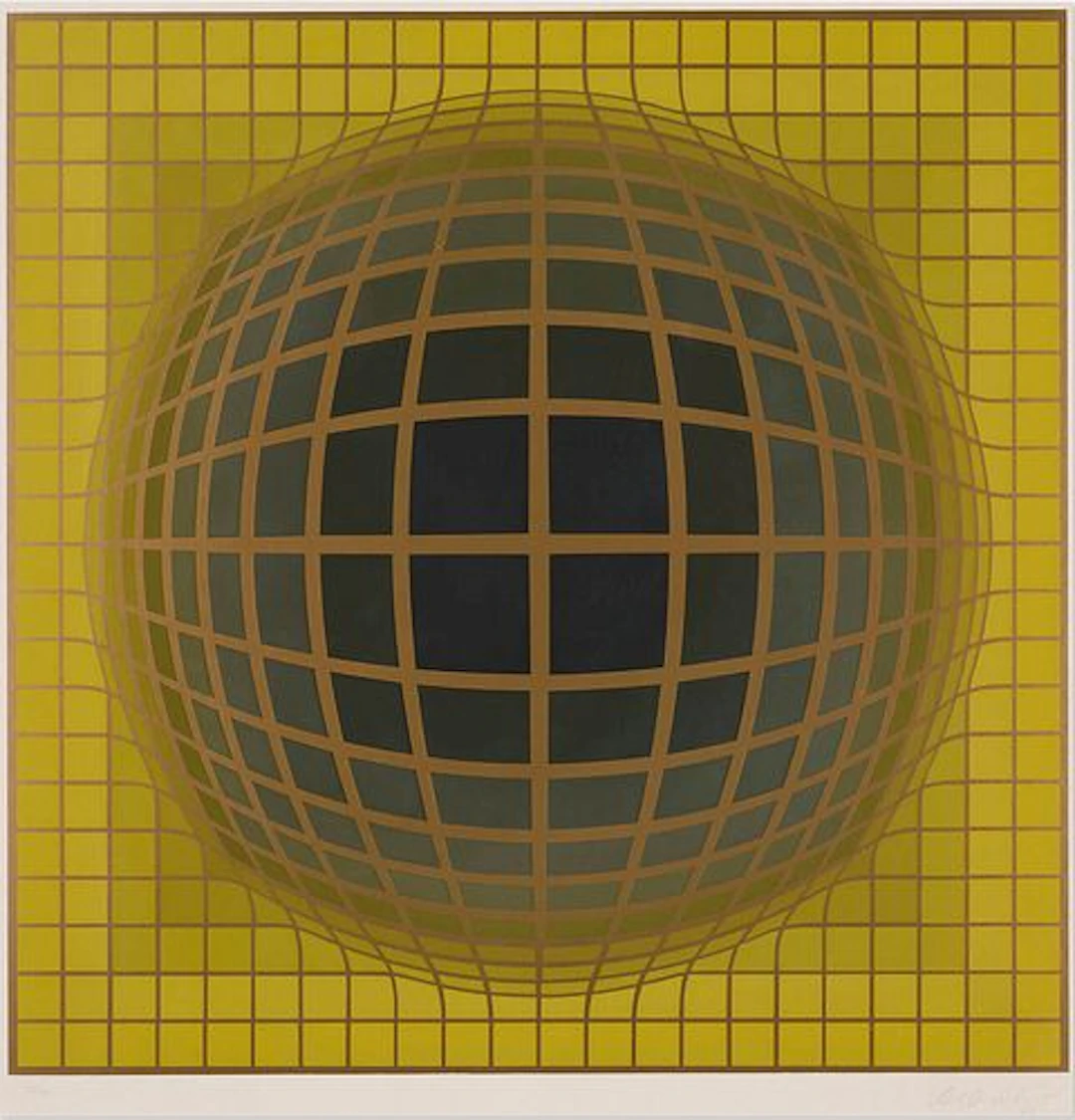 Victor Vasarely - B-Bomb-b IV