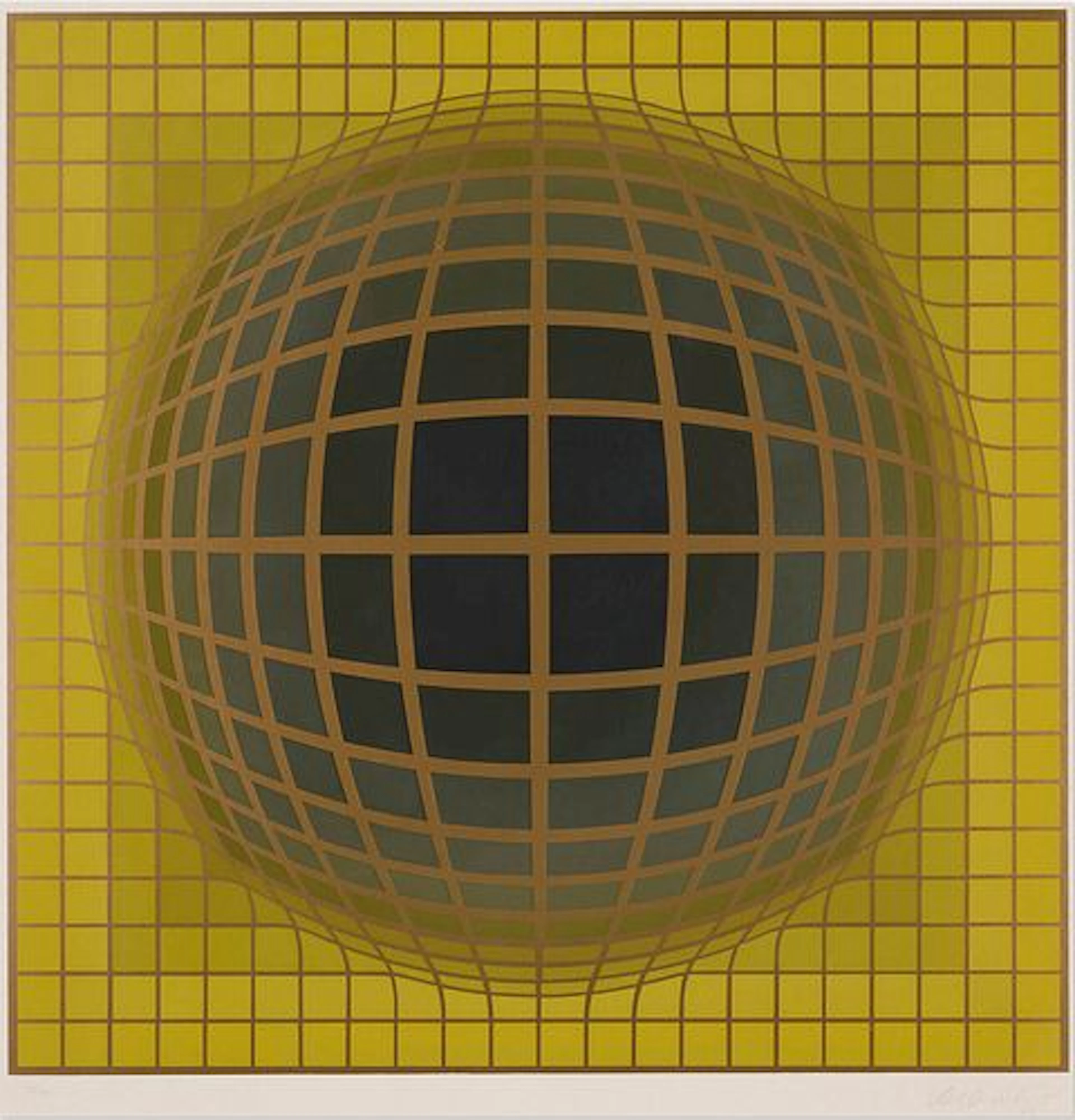 Victor Vasarely - B-Bomb-b IV