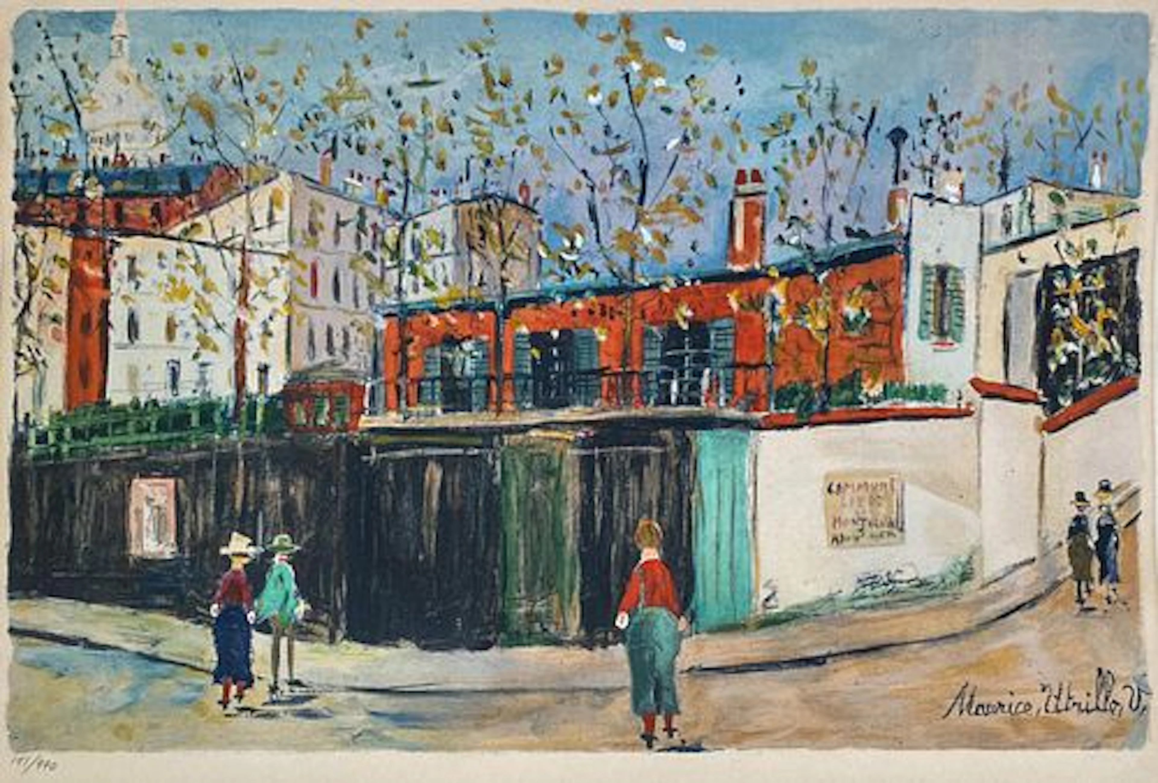 Maurice Utrillo (After) - Montmarte