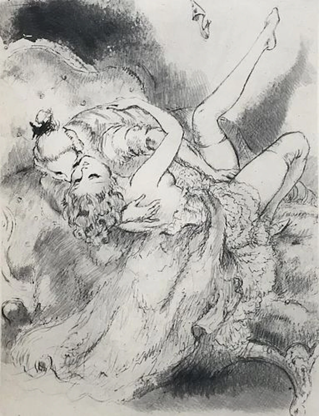 Louis Icart - Over Backwards