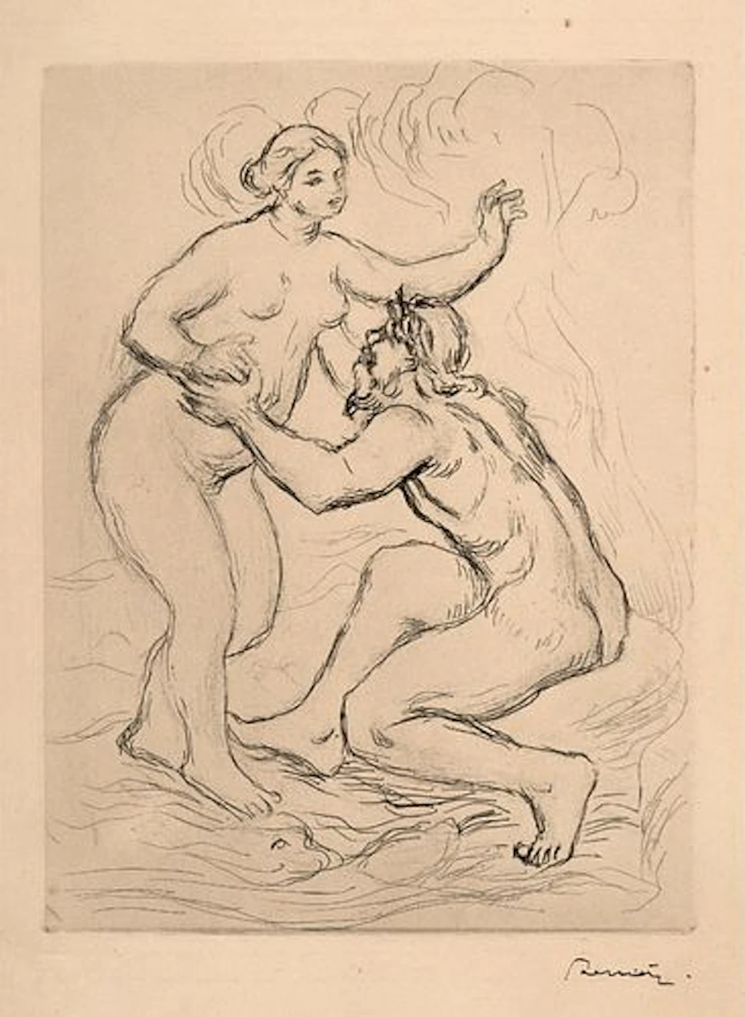 Pierre-Auguste Renoir - Le fleuve Scamandre, 2e Planche