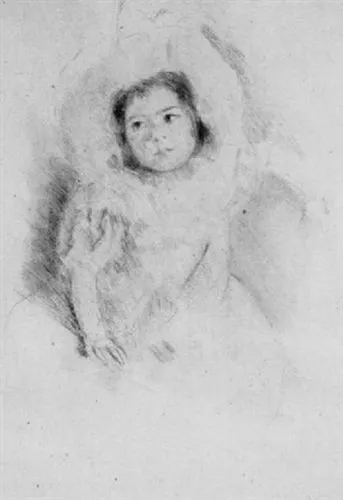 Mary Cassatt - Margot Wearing a Bonnet (No. 1)
