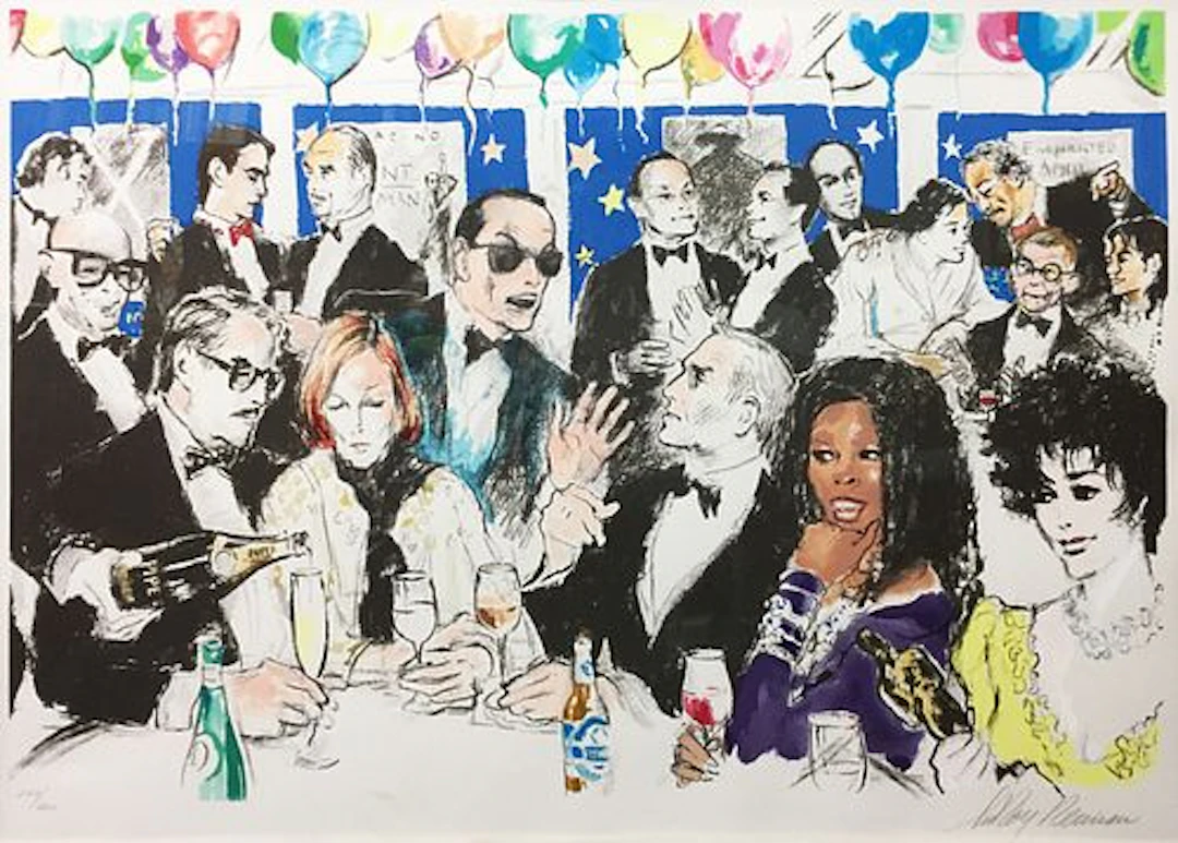 Leroy Neiman - Celebrity Night at Spago