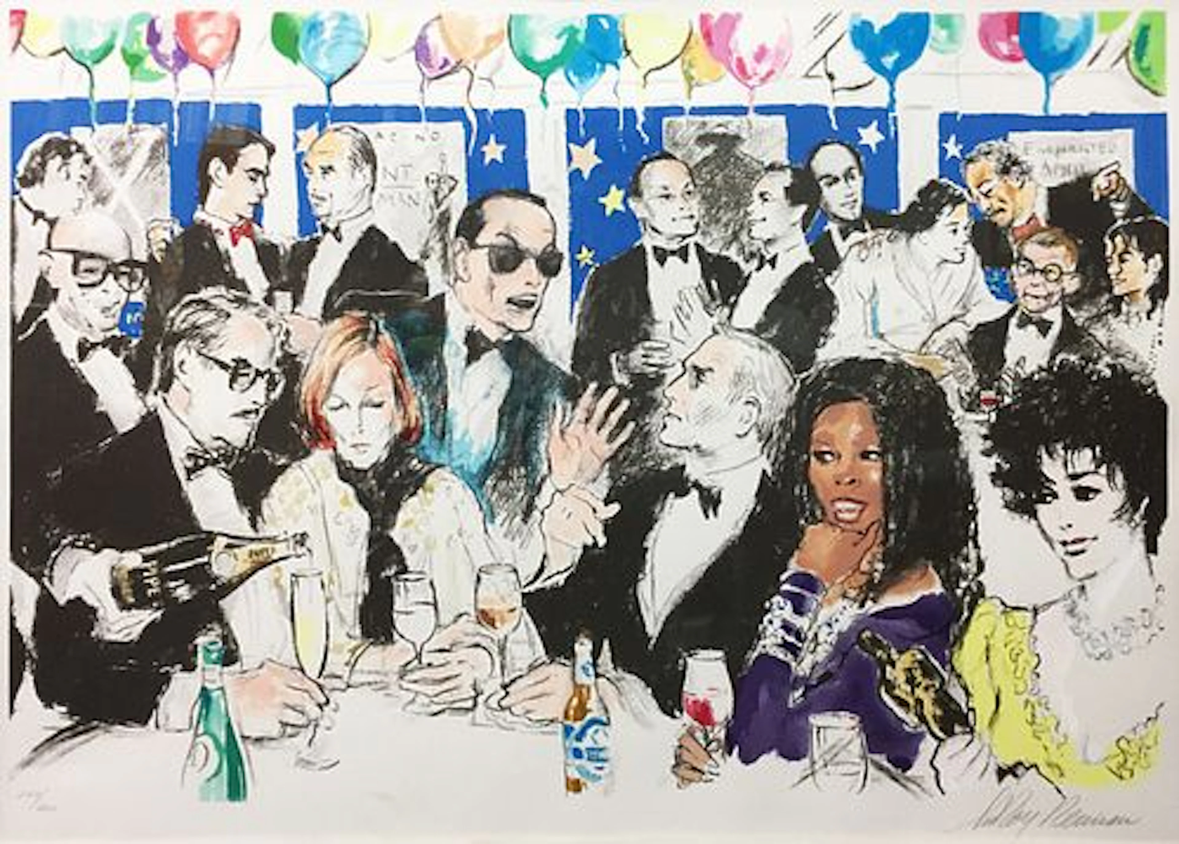 Leroy Neiman - Celebrity Night at Spago